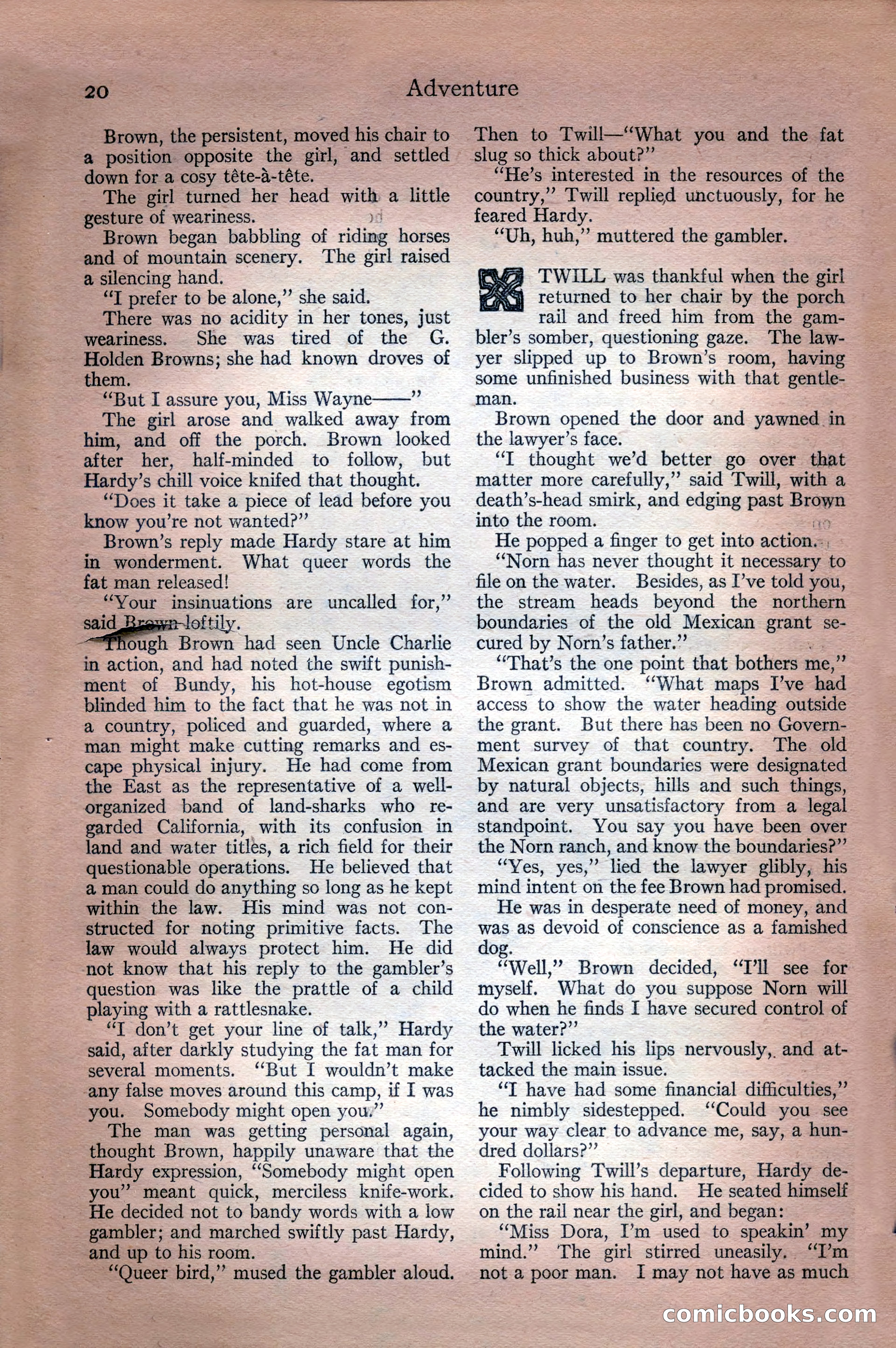 Adventure, July 18, 1918 — page 22 of 196