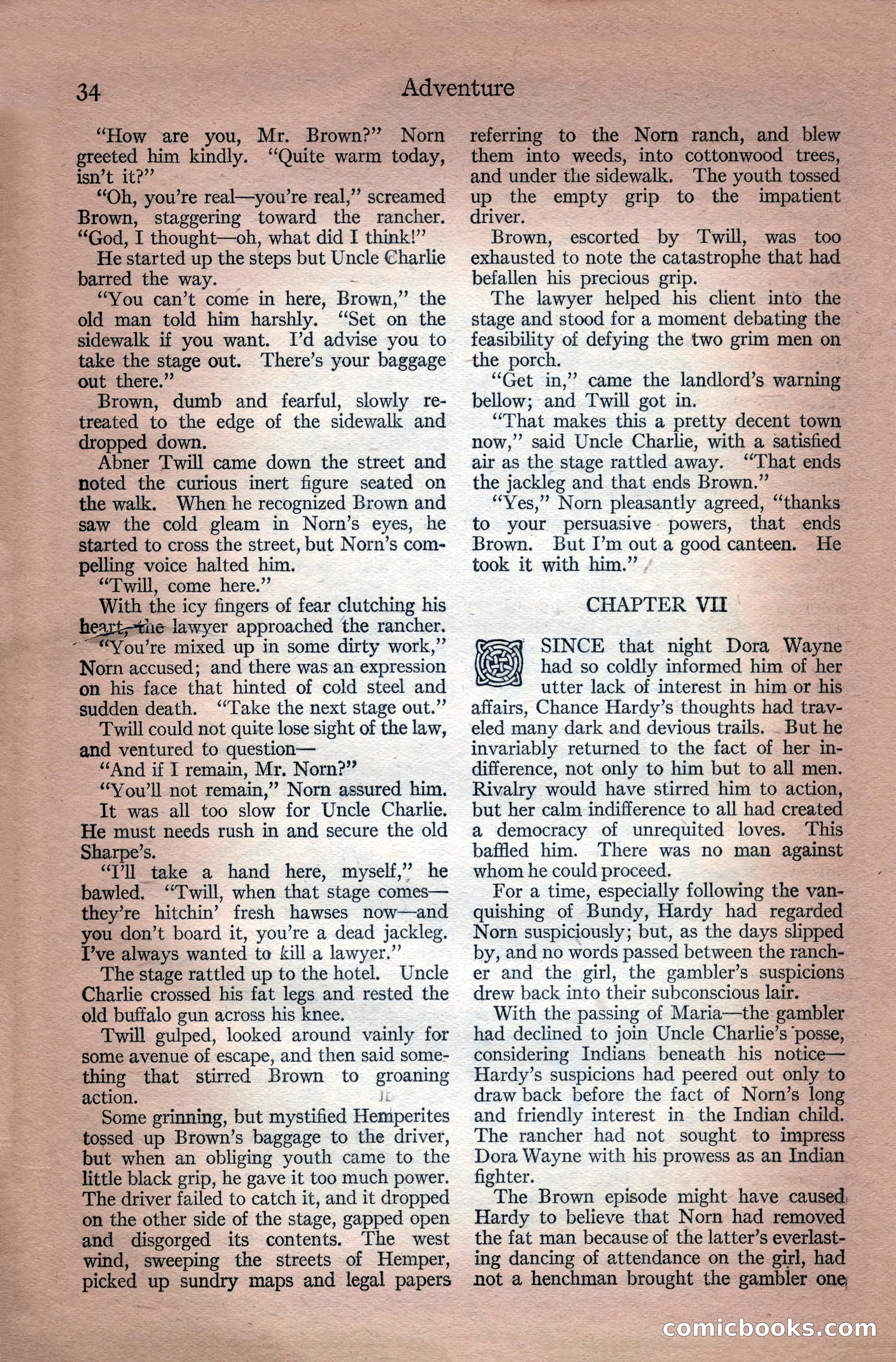 Adventure, July 18, 1918 — page 36 of 196