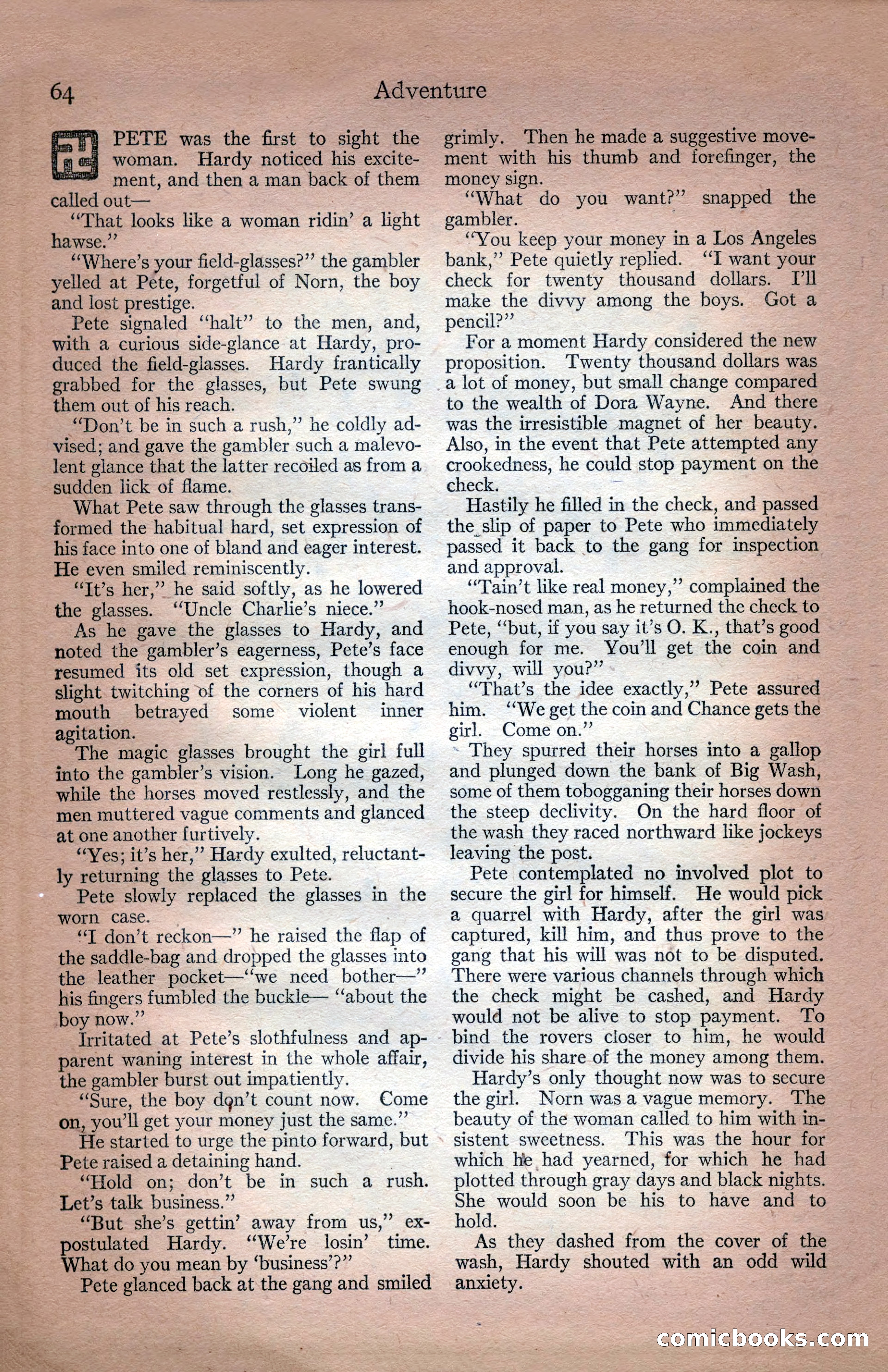 Adventure, July 18, 1918 — page 66 of 196
