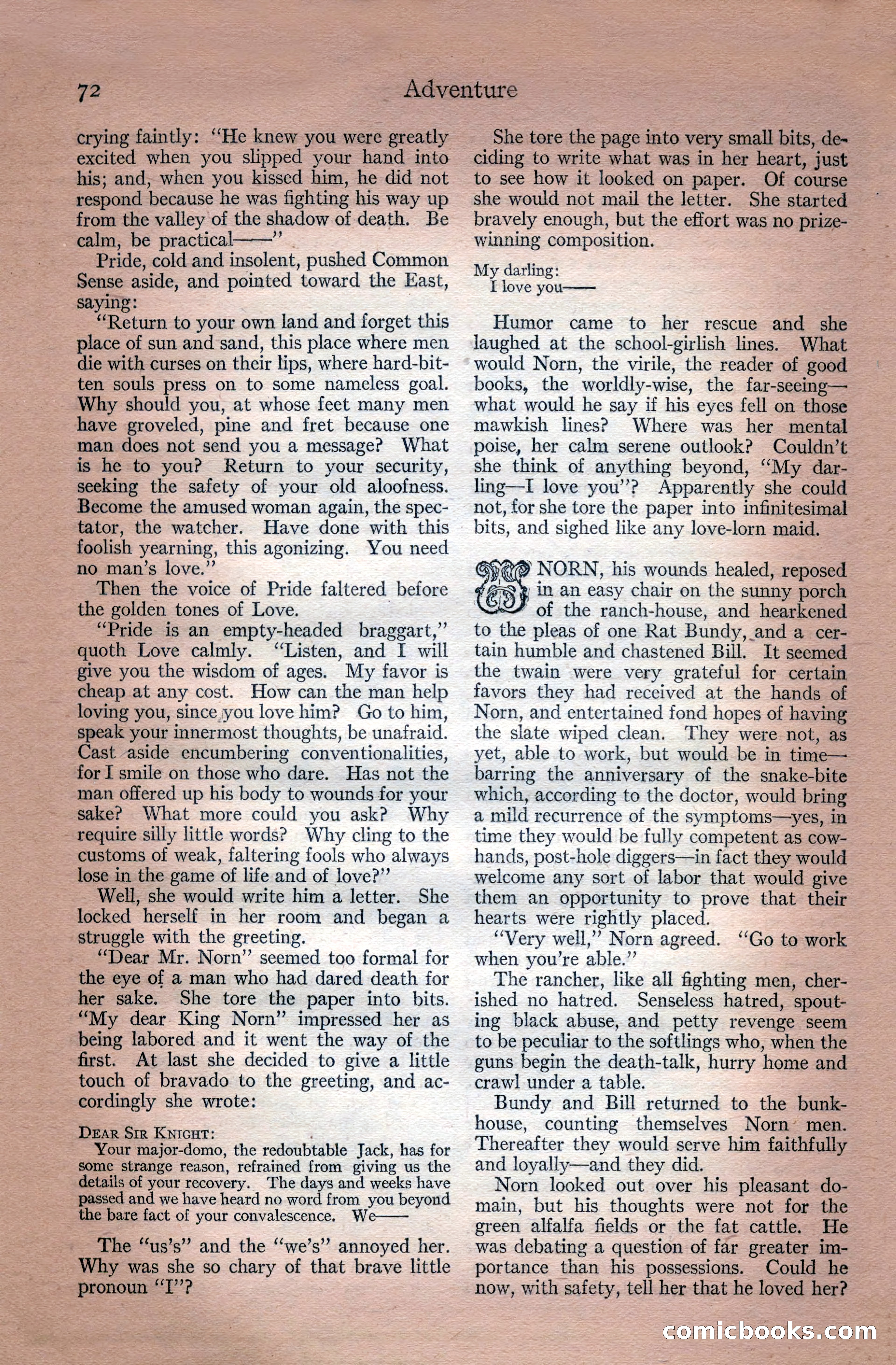 Adventure, July 18, 1918 — page 74 of 196
