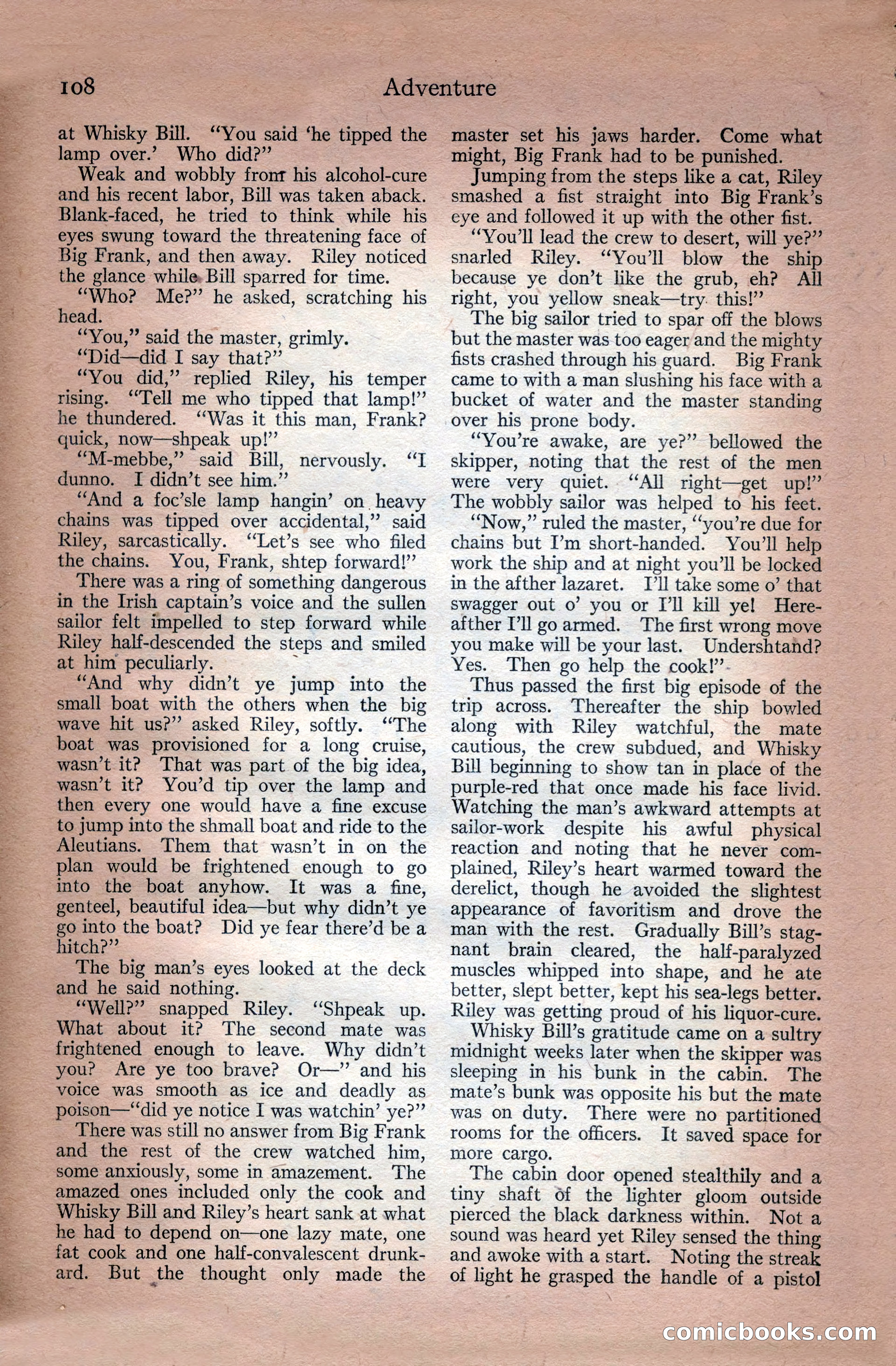 Adventure, July 18, 1918 — page 110 of 196