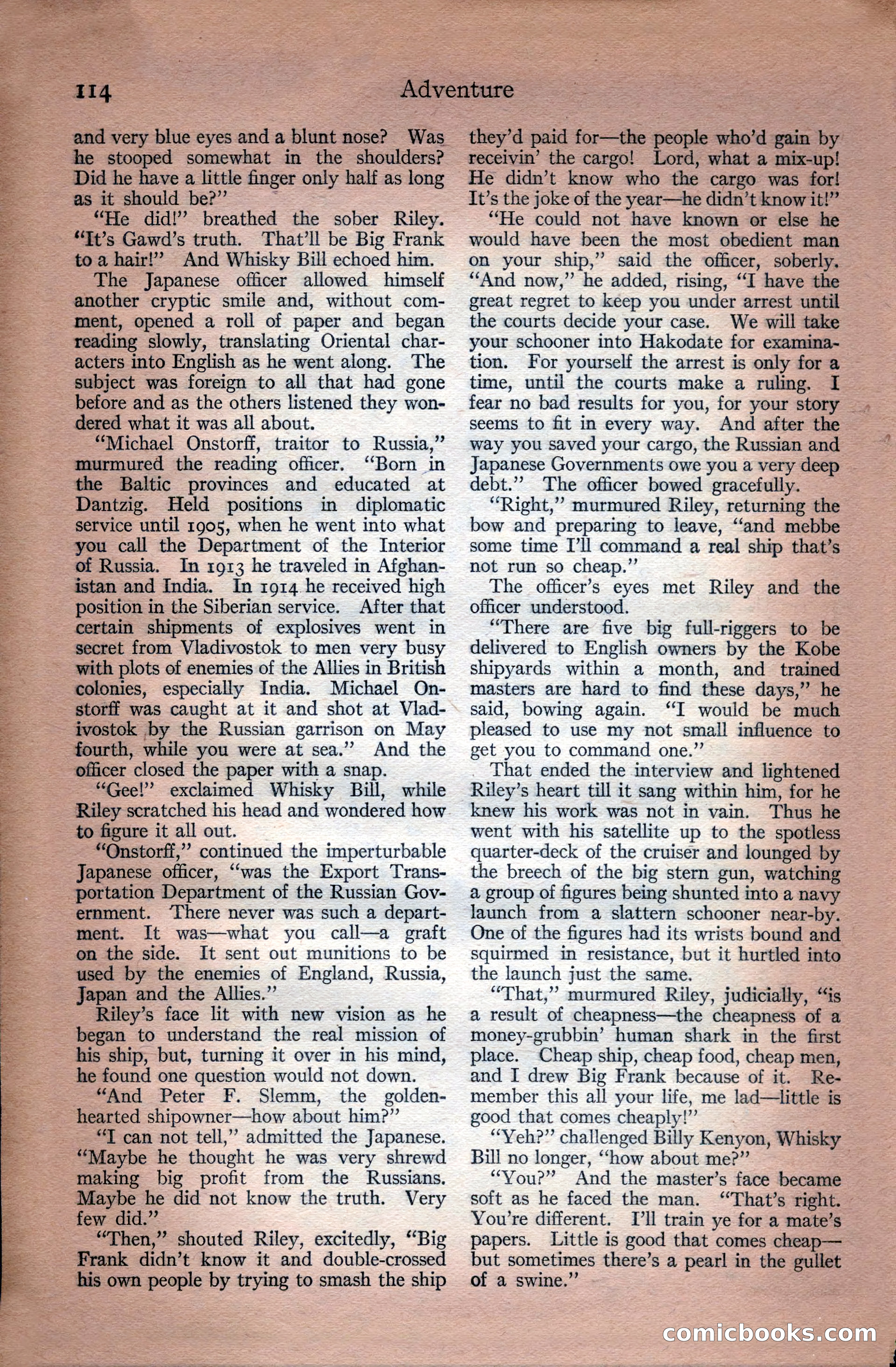 Adventure, July 18, 1918 — page 116 of 196
