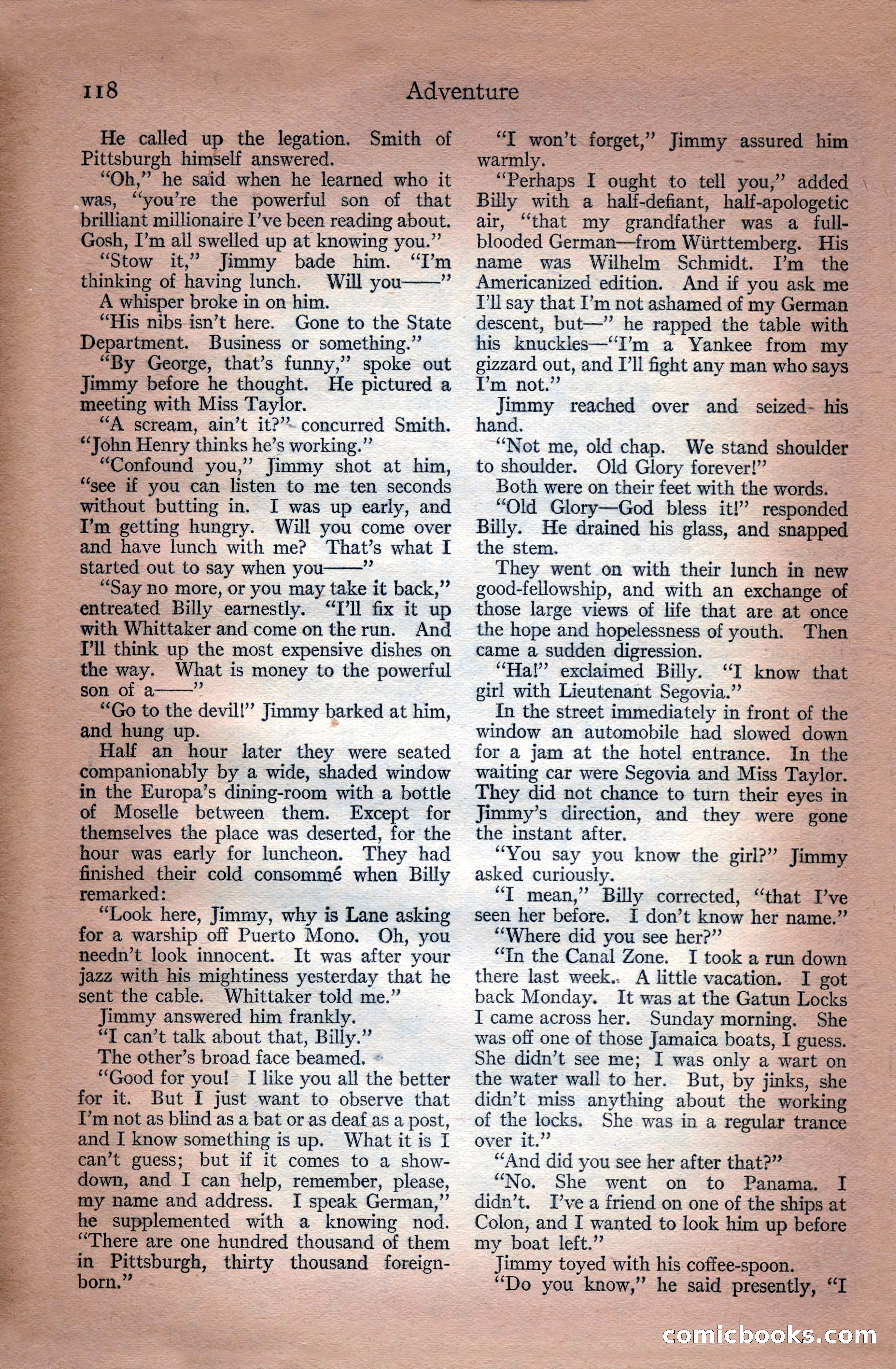 Adventure, July 18, 1918 — page 120 of 196