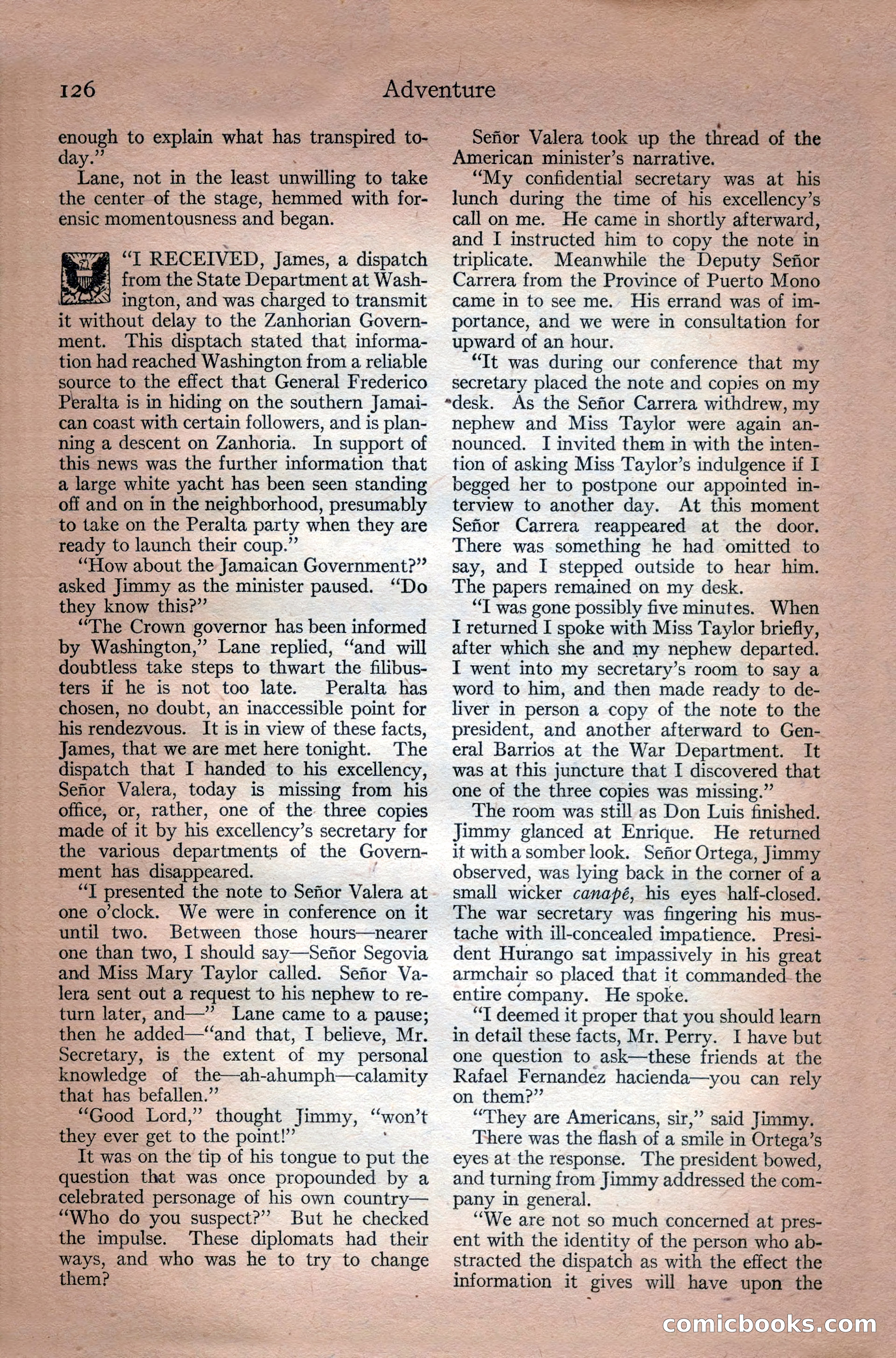 Adventure, July 18, 1918 — page 128 of 196