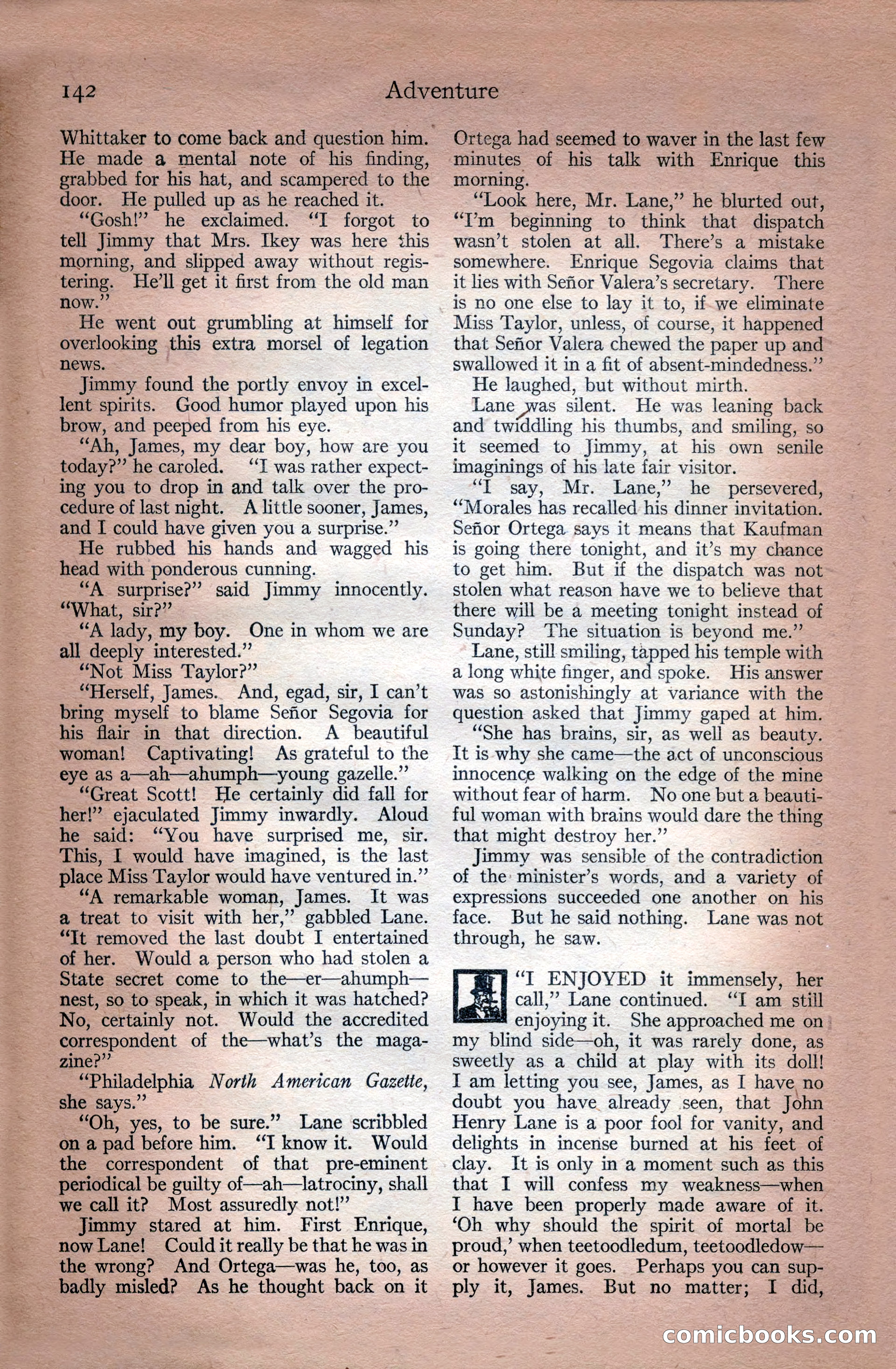 Adventure, July 18, 1918 — page 144 of 196
