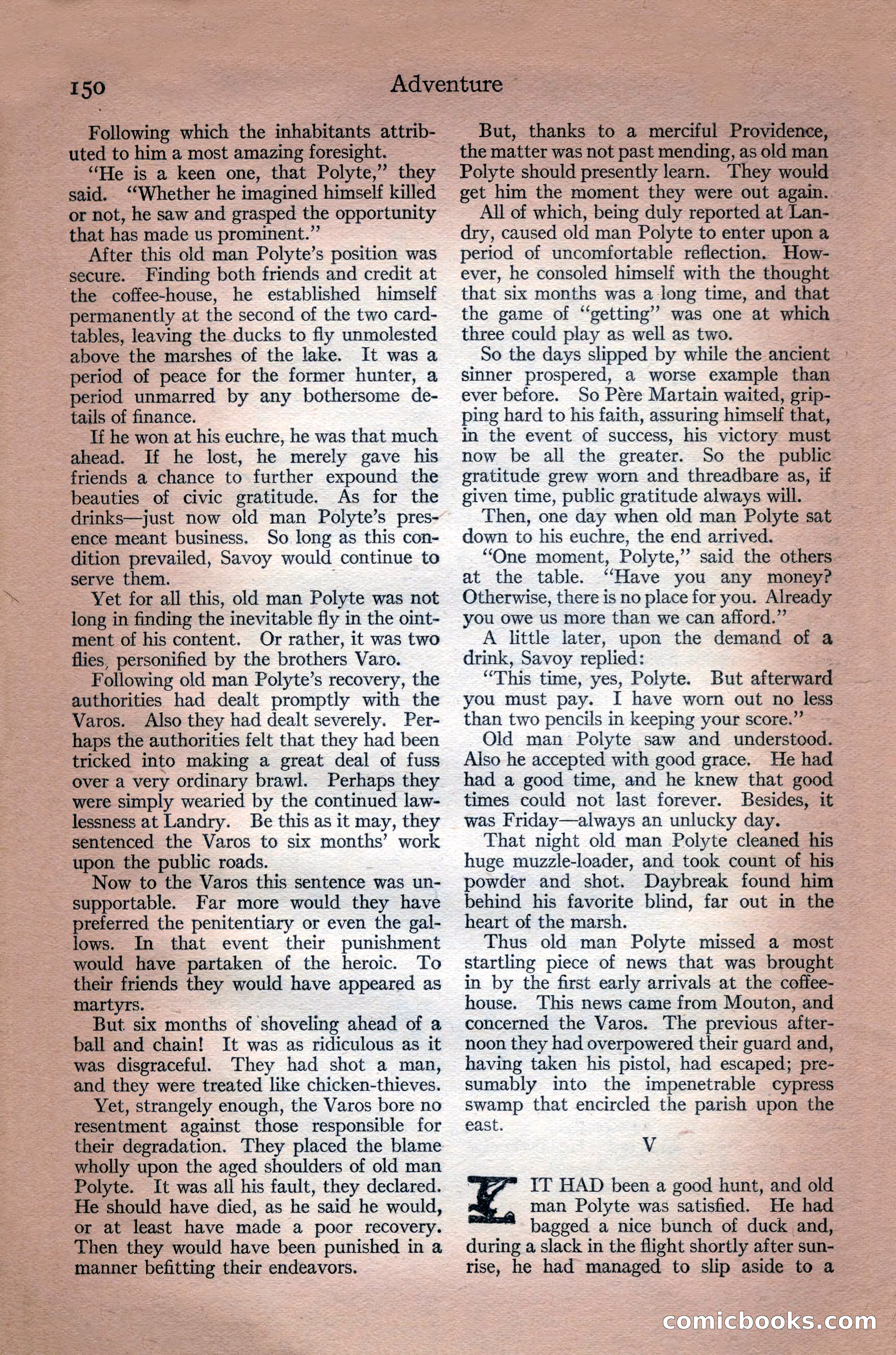 Adventure, July 18, 1918 — page 152 of 196
