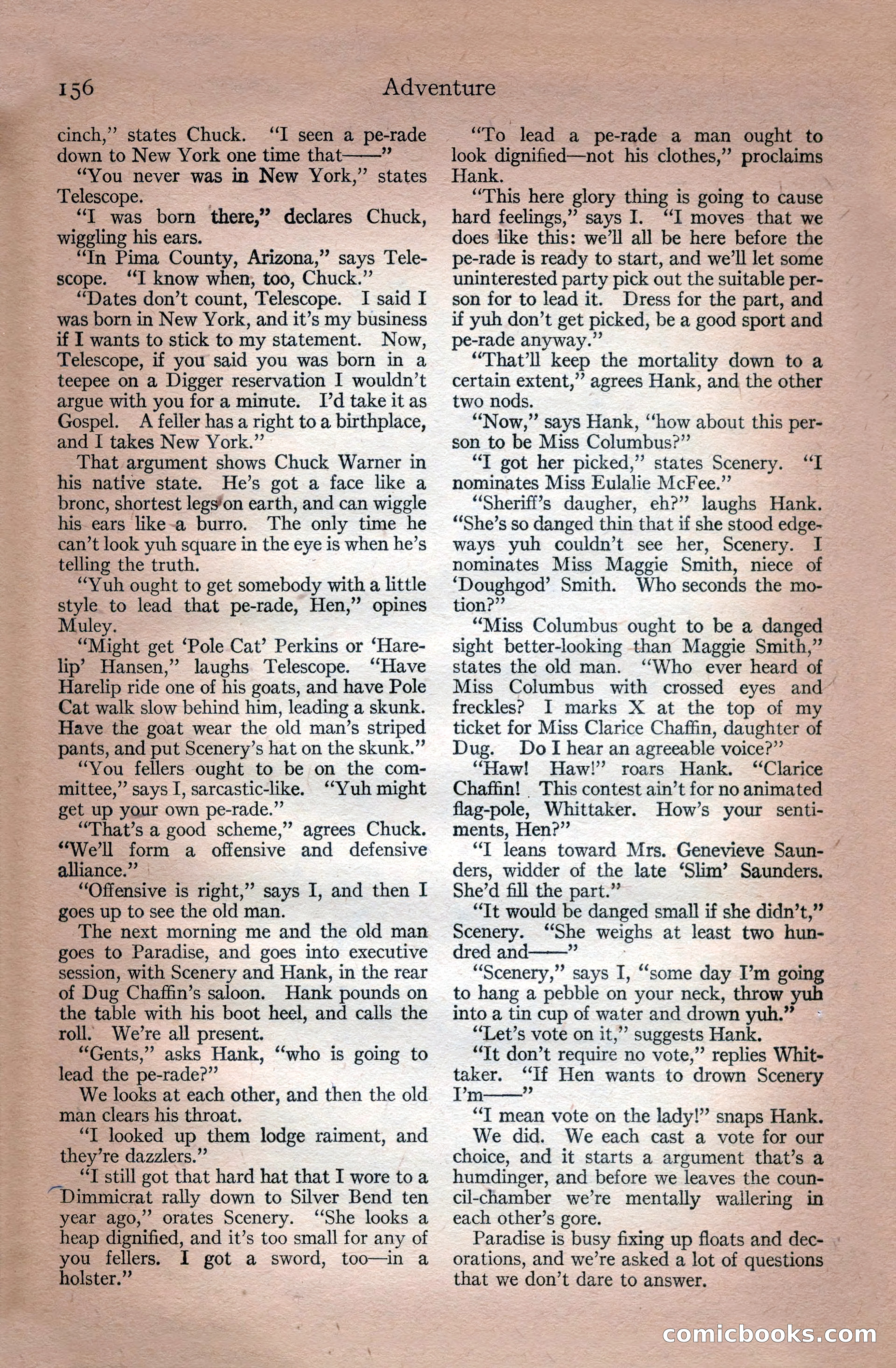 Adventure, July 18, 1918 — page 158 of 196