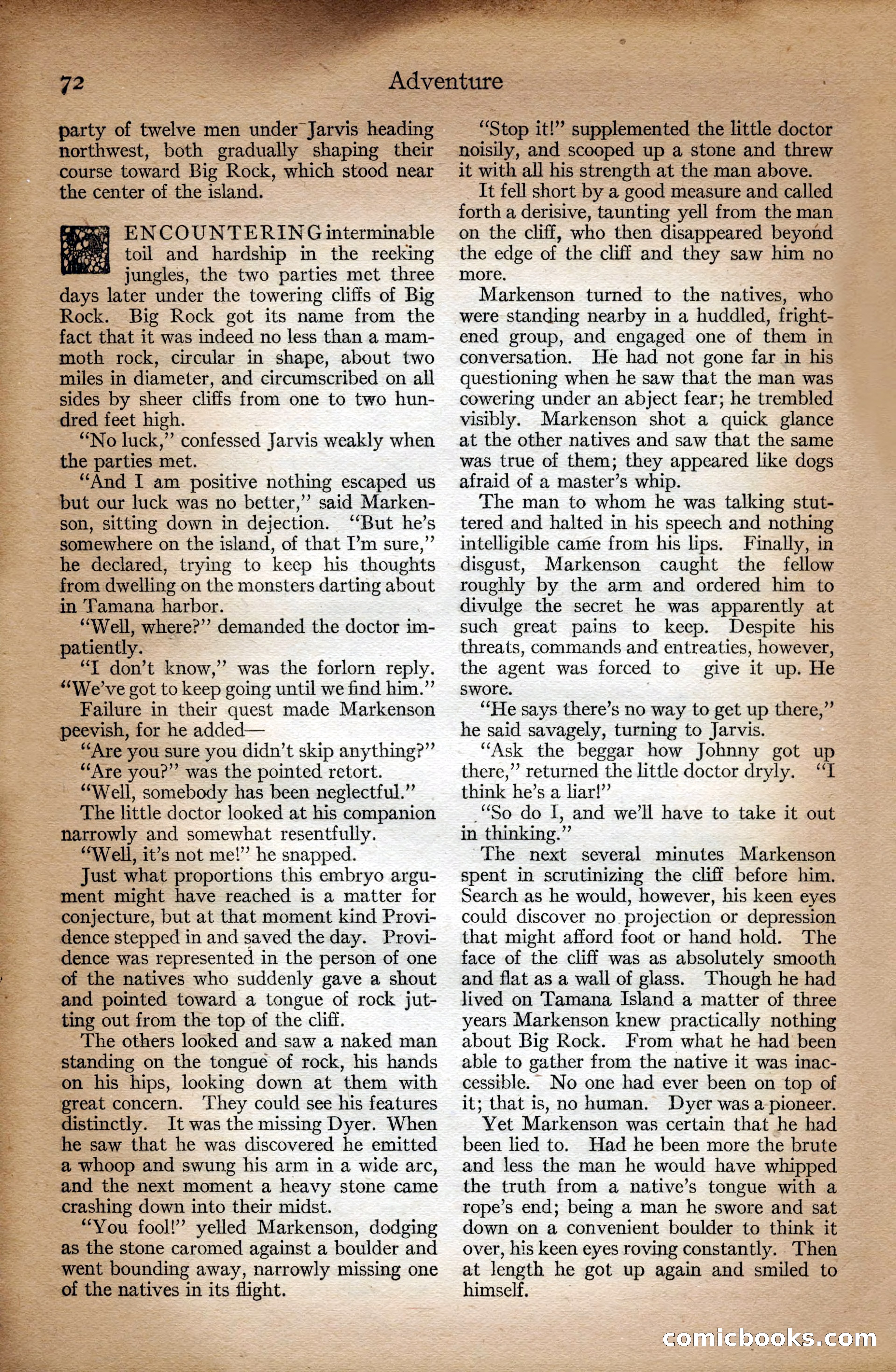 Adventure Magazine Cover — page 74 of 196