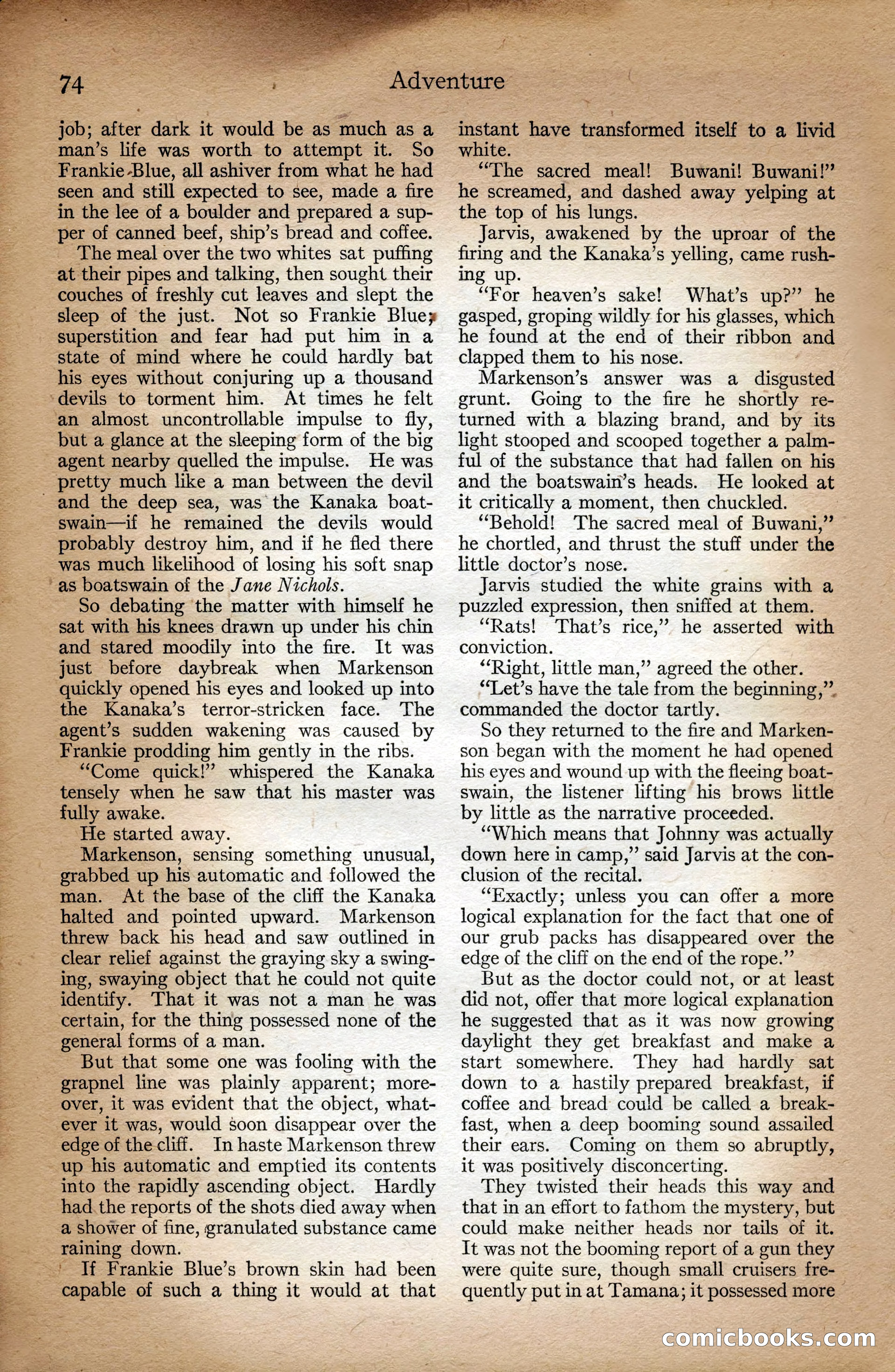 Adventure Magazine Cover — page 76 of 196