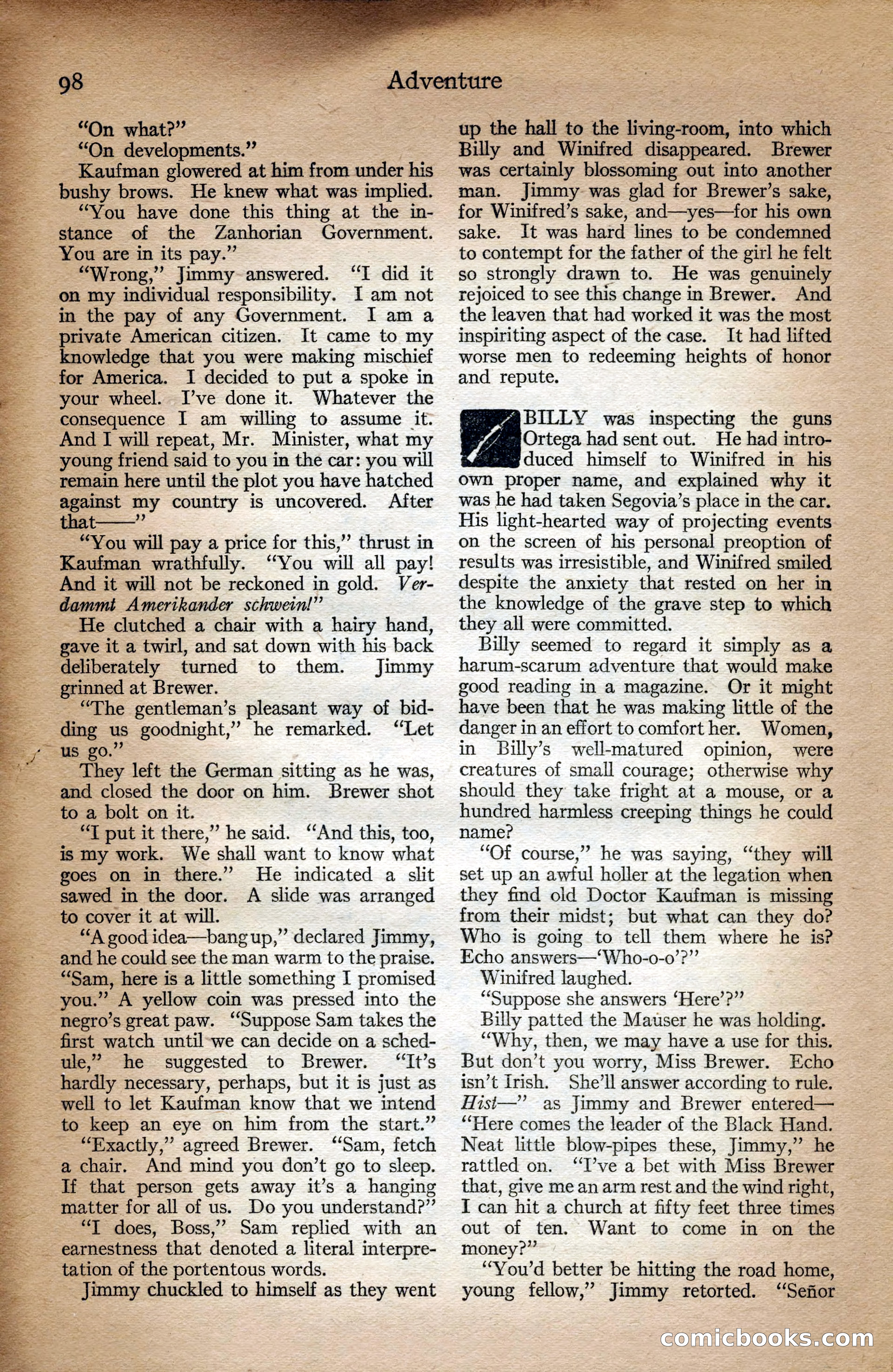 Adventure Magazine Cover — page 100 of 196