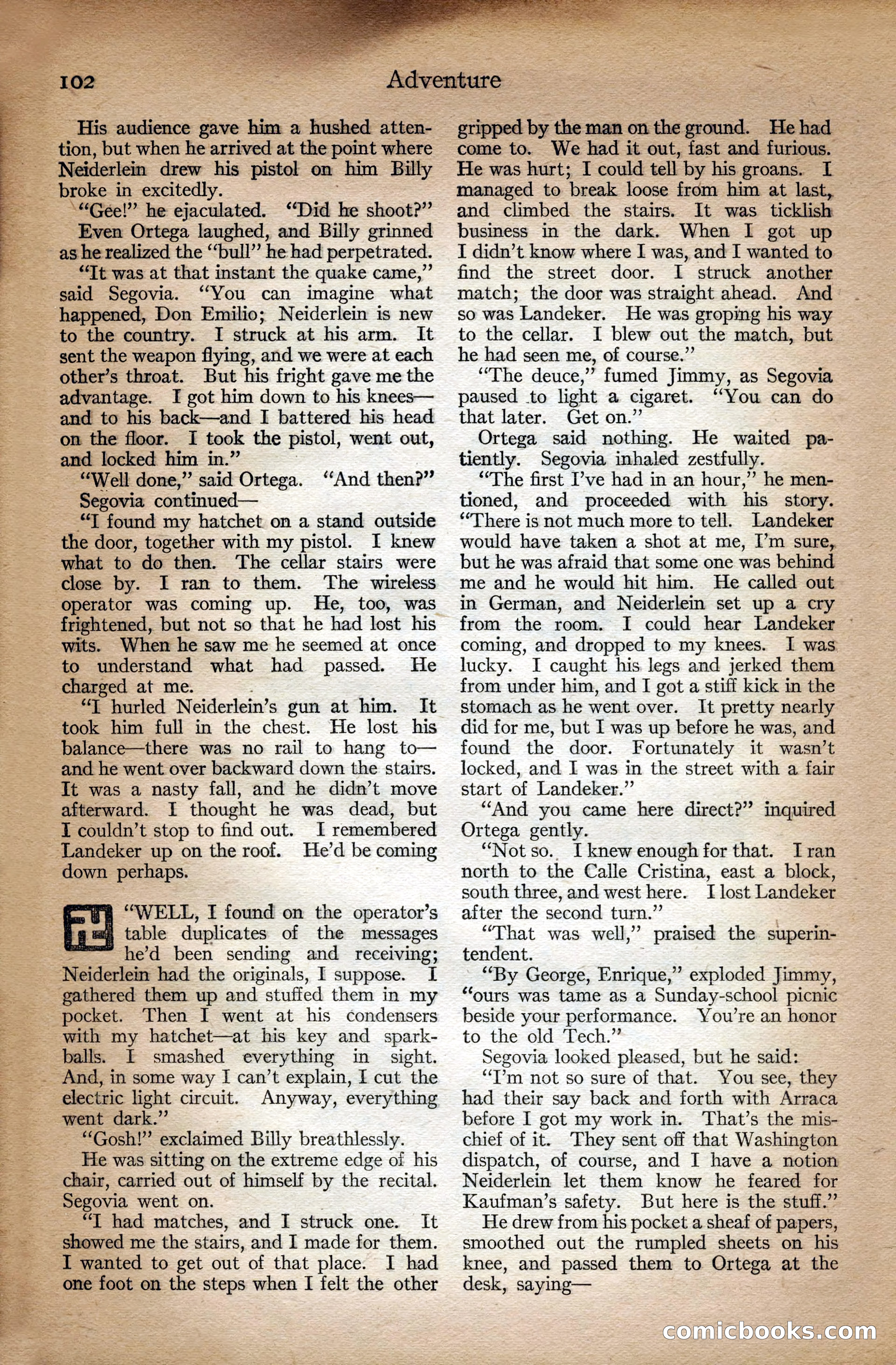 Adventure Magazine Cover — page 104 of 196