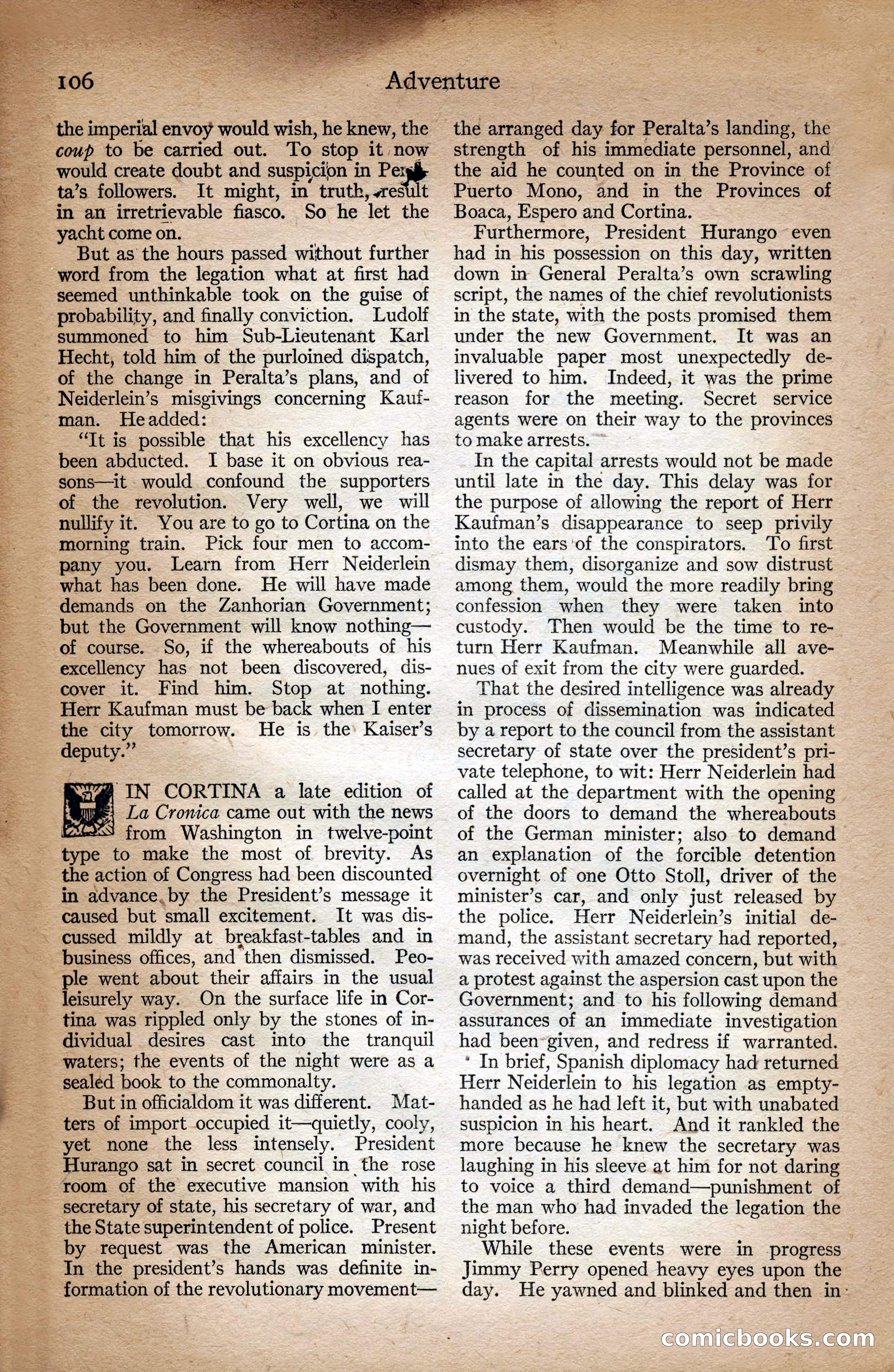 Adventure Magazine Cover — page 108 of 196