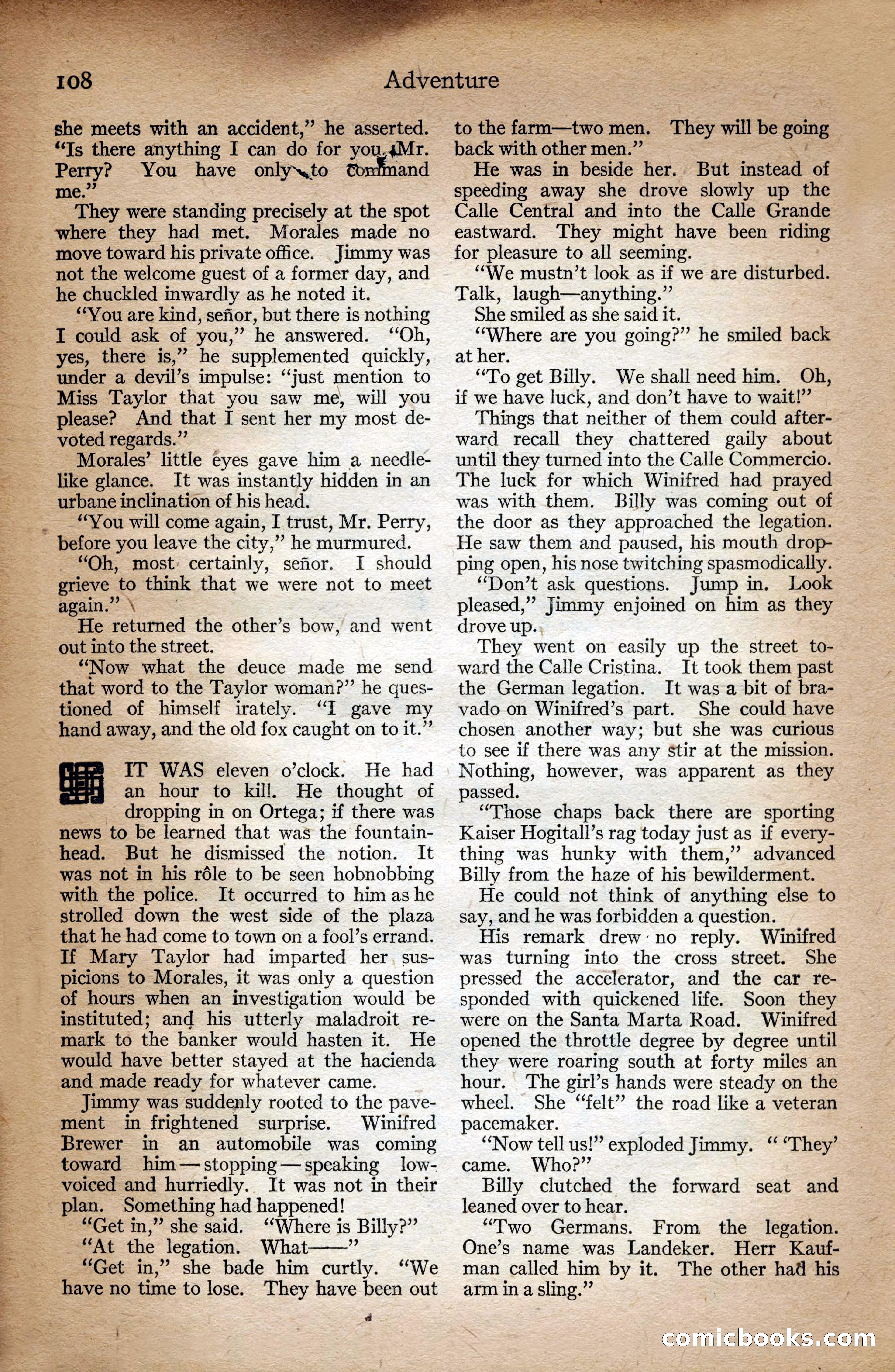 Adventure Magazine Cover — page 110 of 196