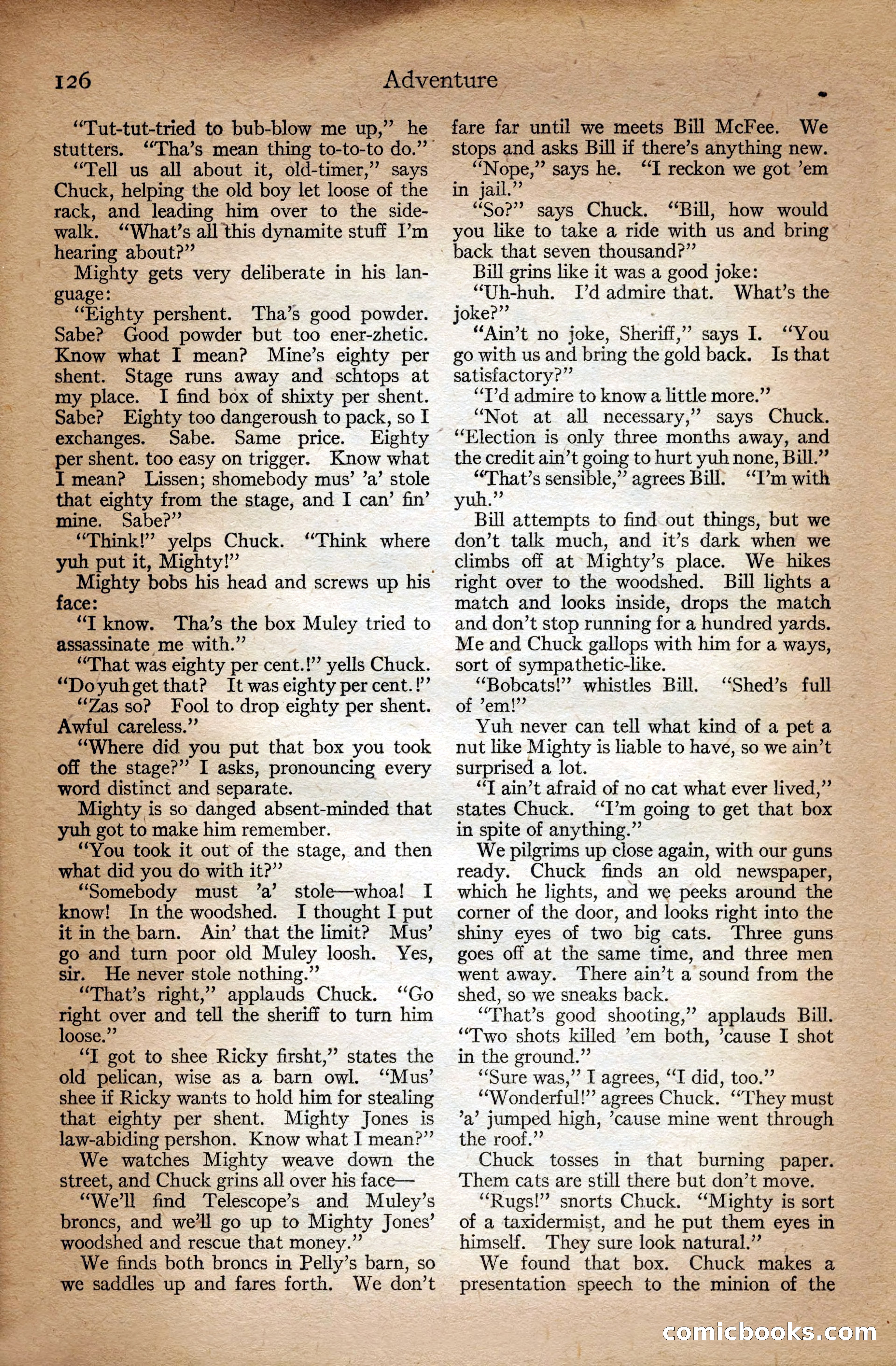 Adventure Magazine Cover — page 128 of 196