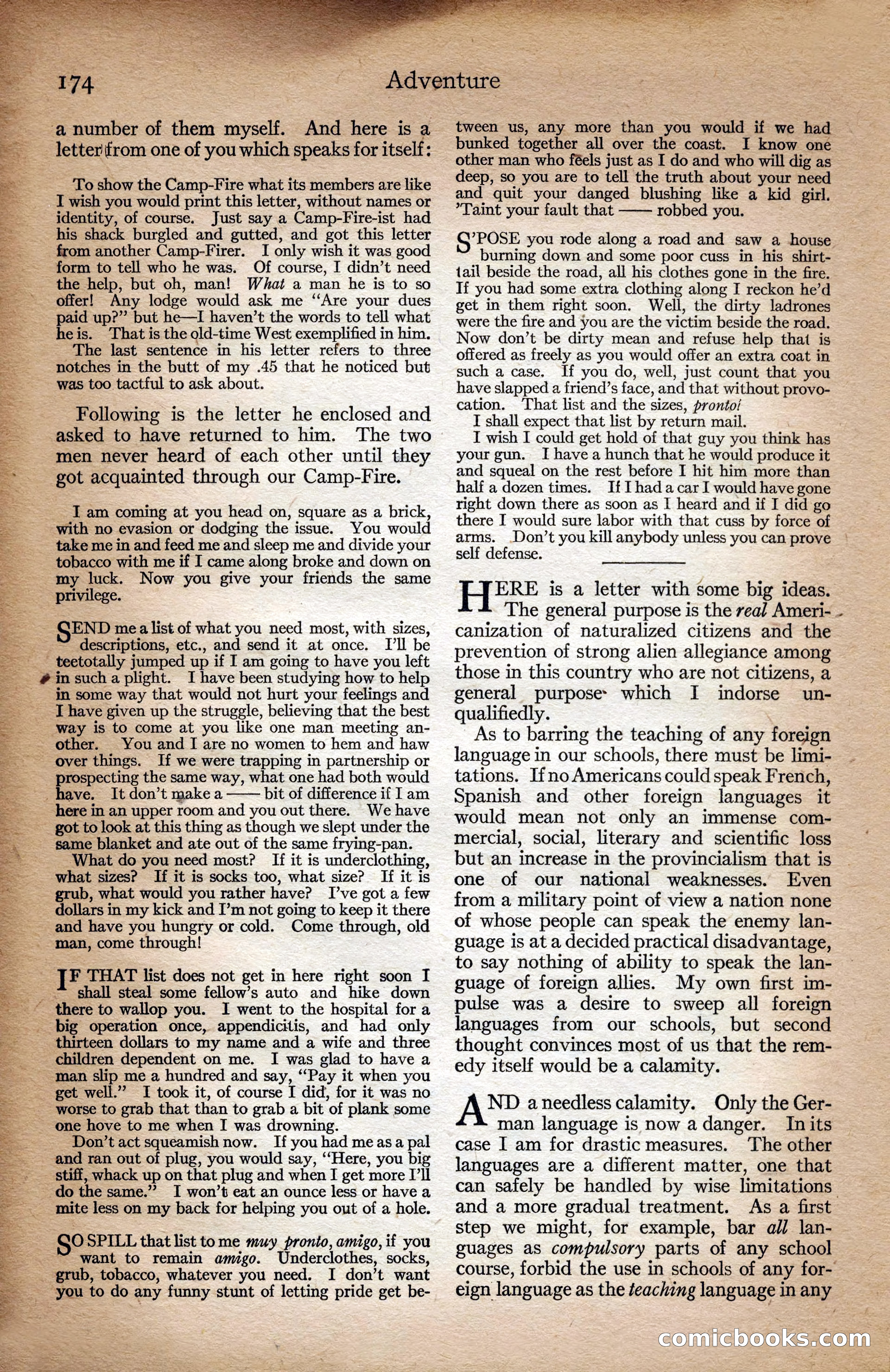 Adventure Magazine Cover — page 176 of 196