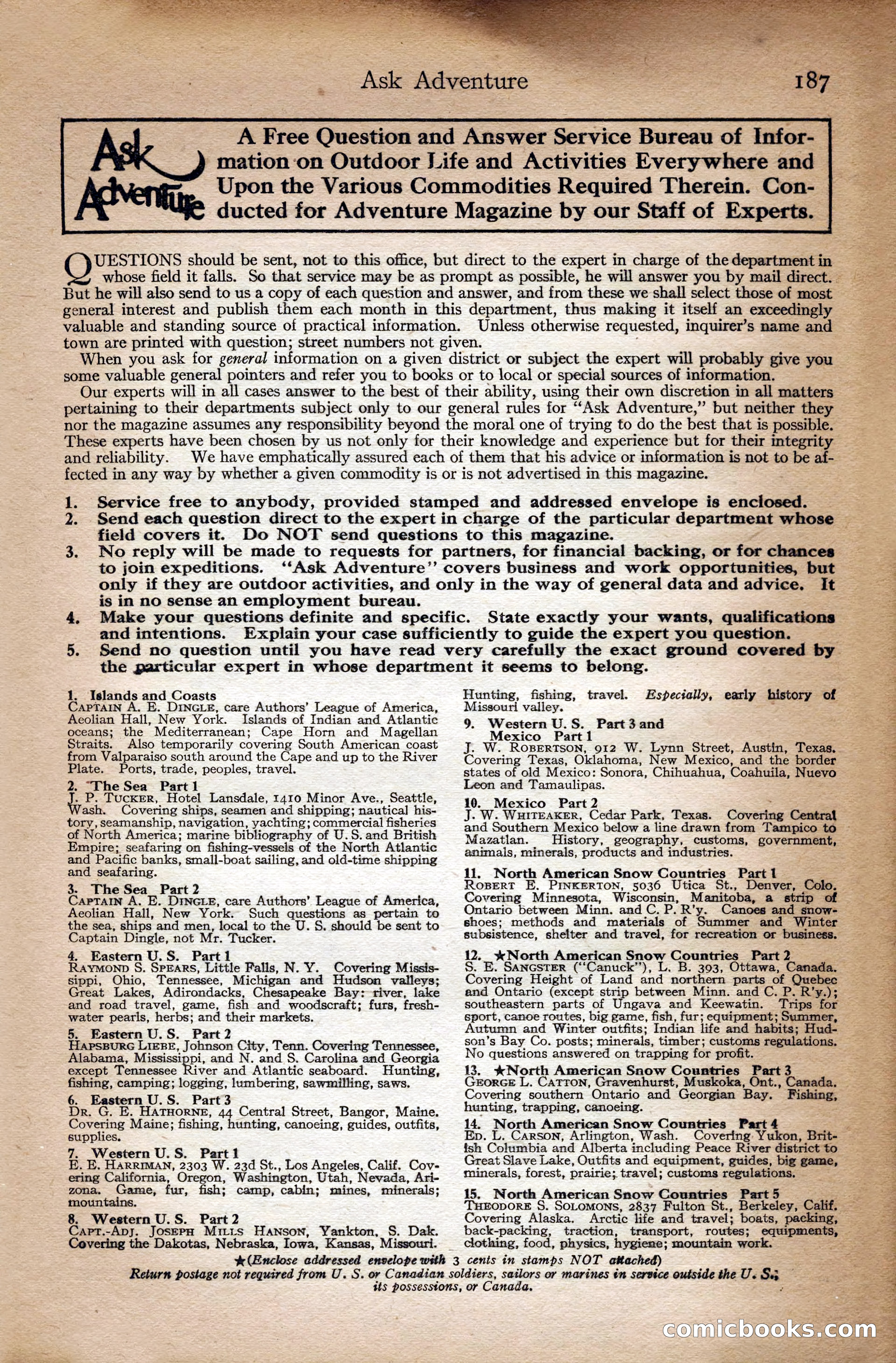 Adventure Magazine Cover — page 189 of 196