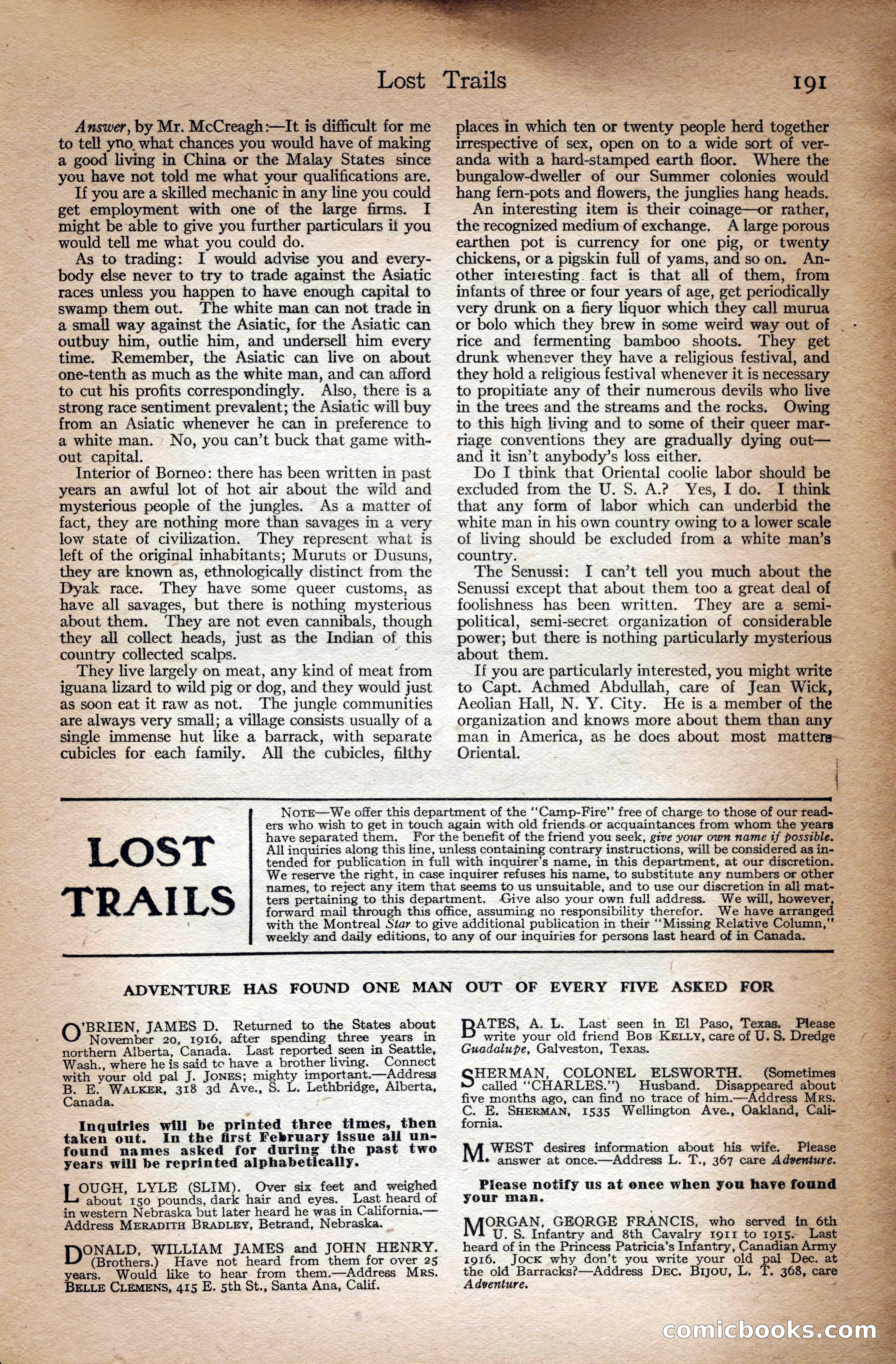 Adventure Magazine Cover — page 193 of 196
