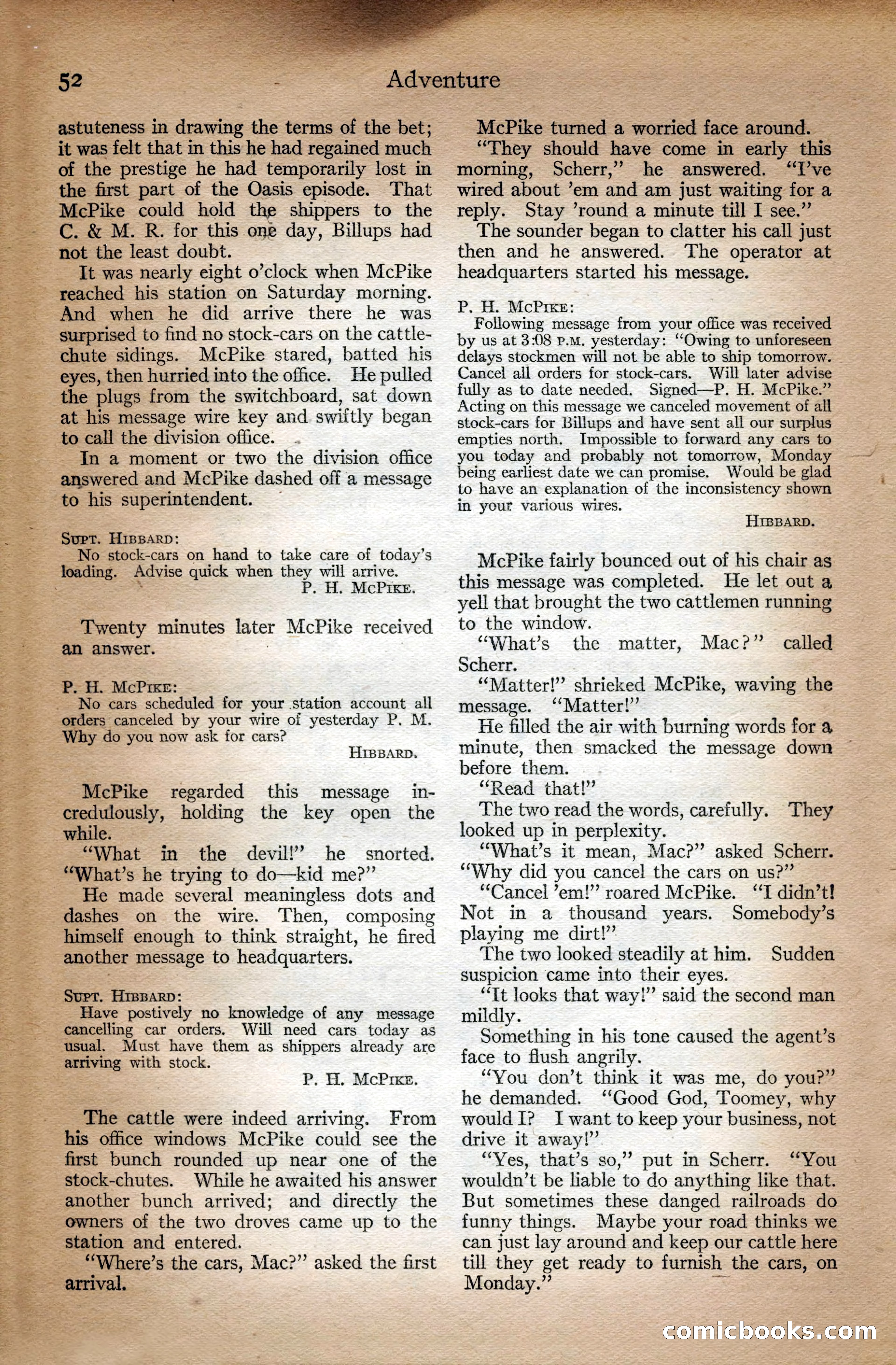 Adventure Magazine Cover — page 54 of 196