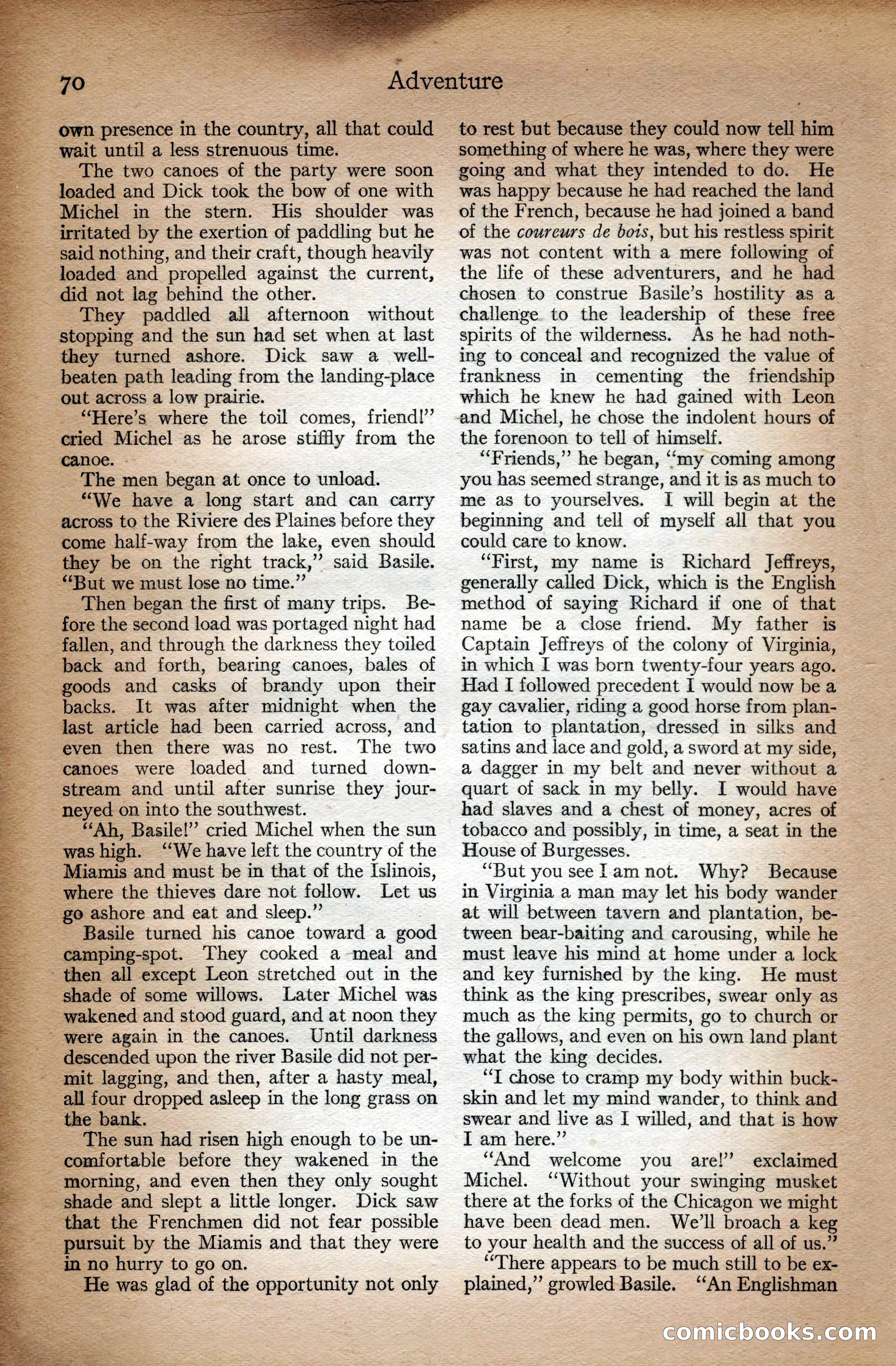 Adventure Magazine Cover — page 72 of 196