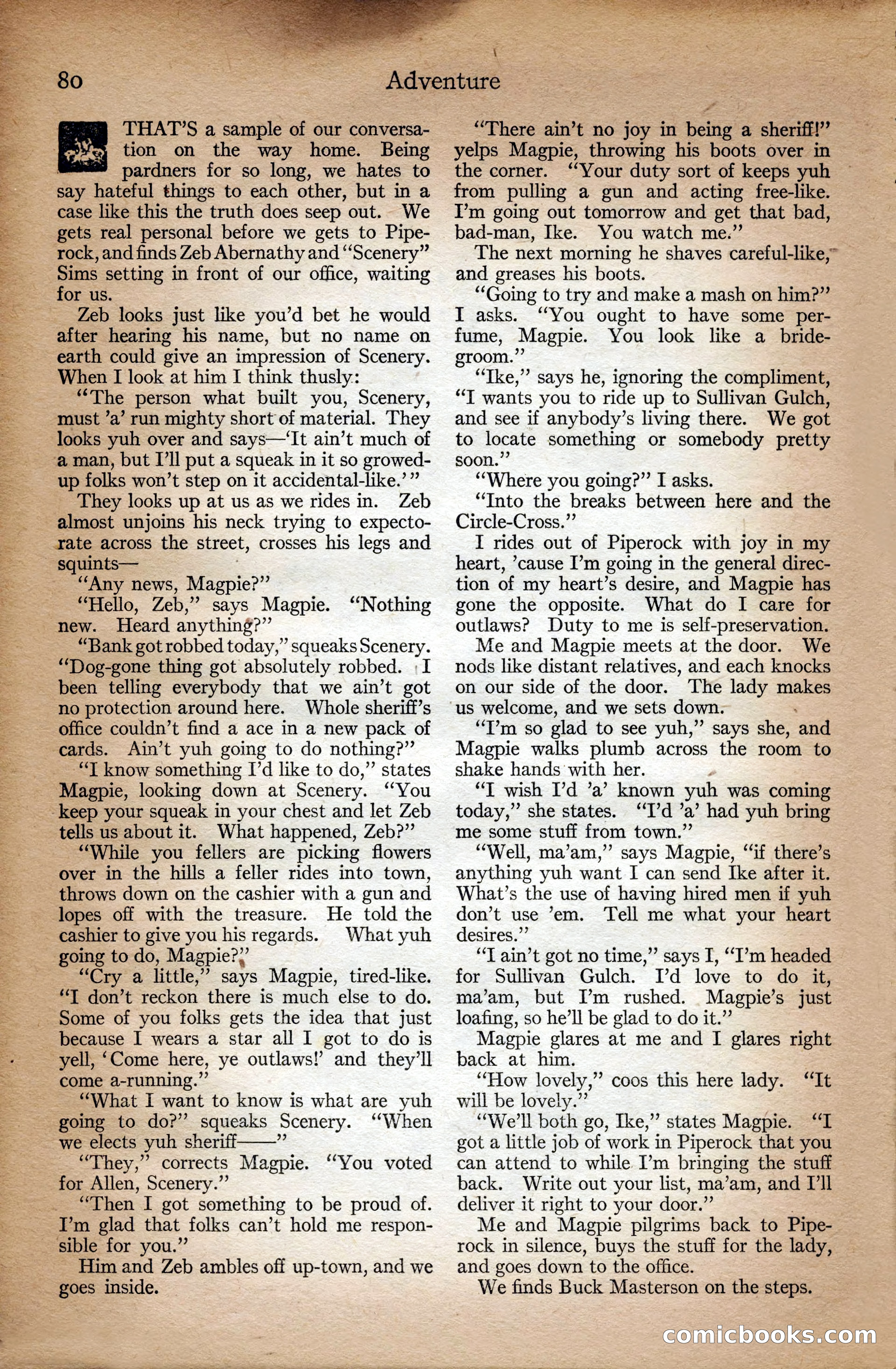 Adventure Magazine Cover — page 82 of 196