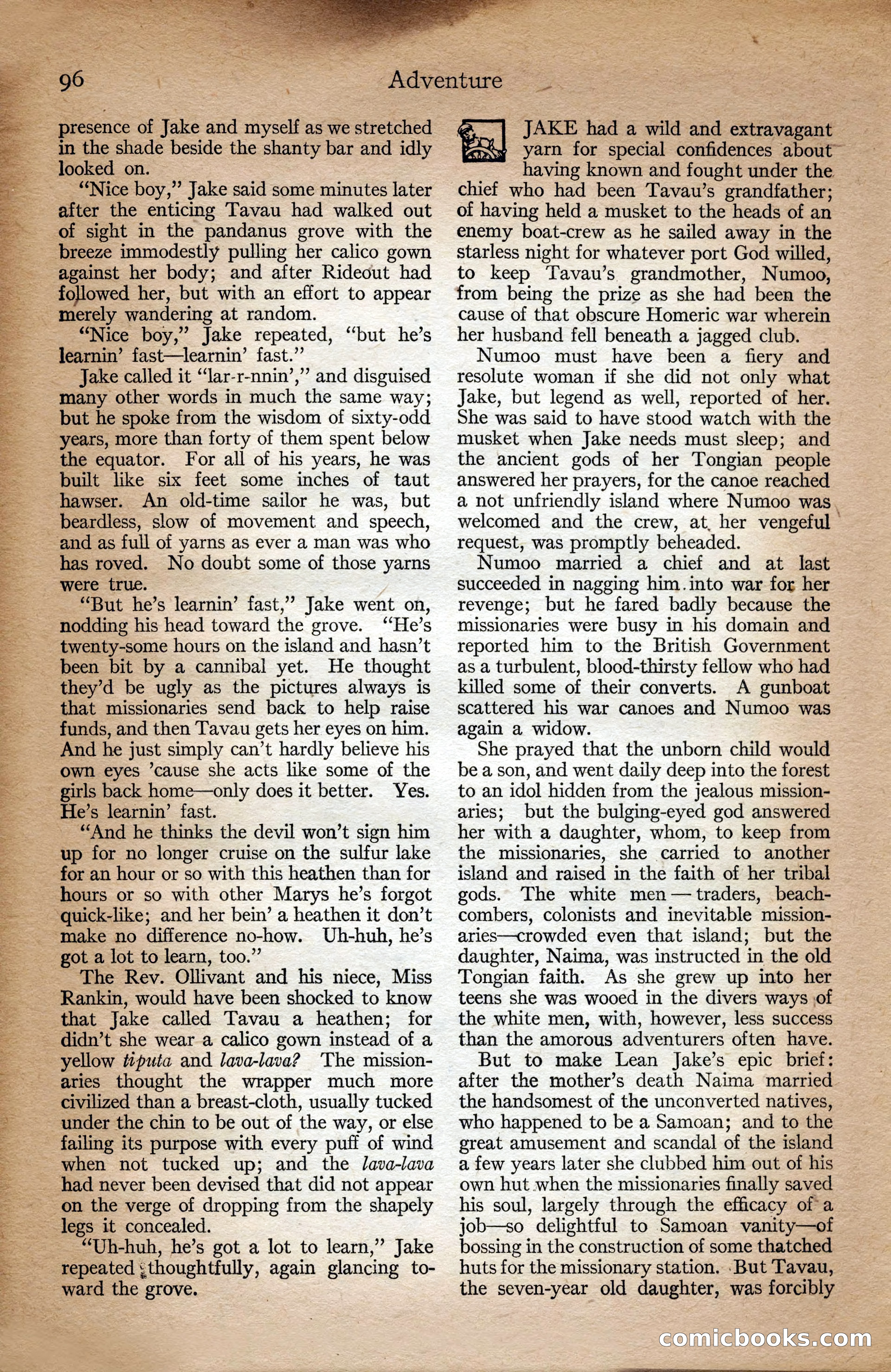 Adventure Magazine Cover — page 98 of 196