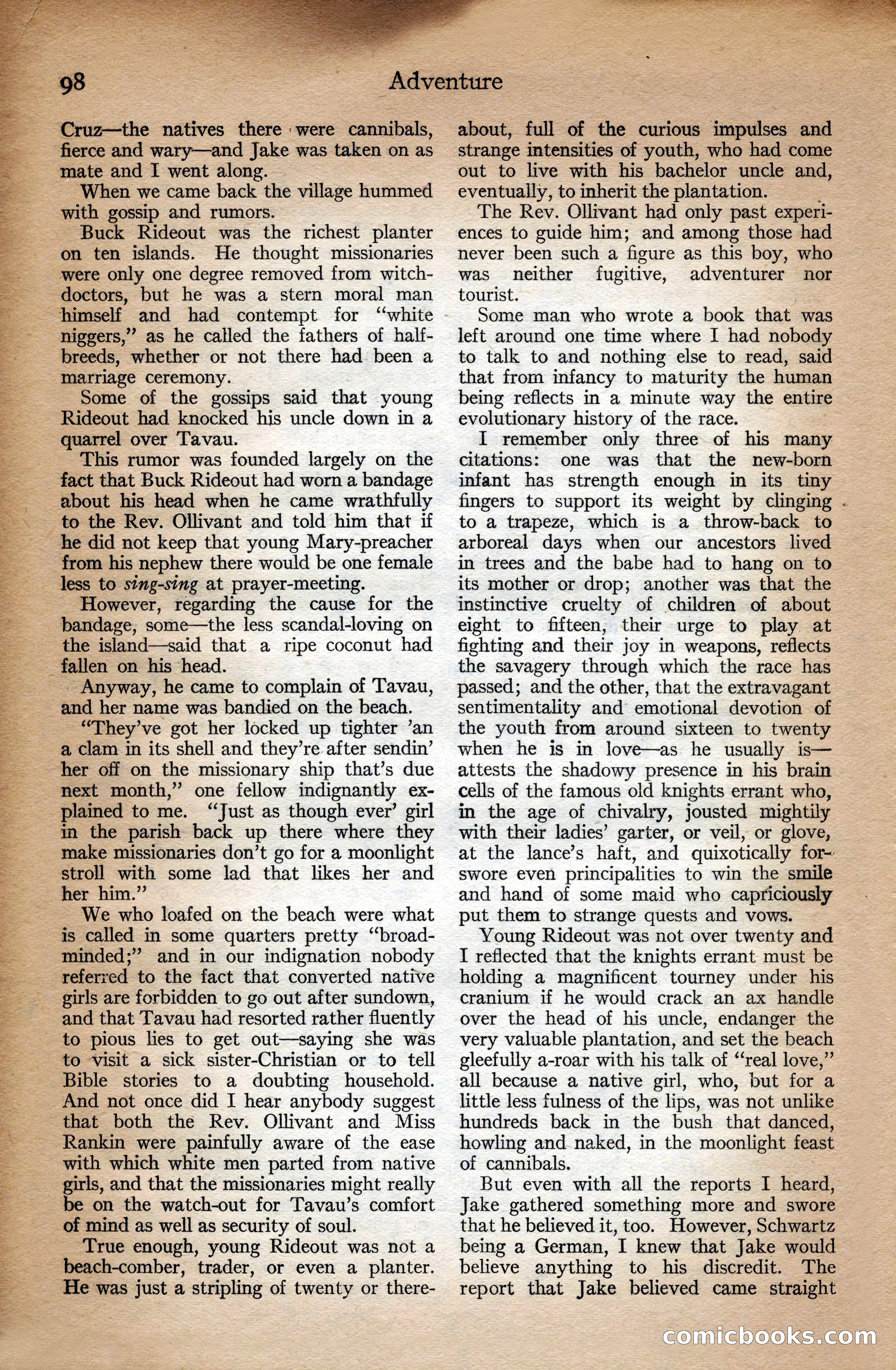 Adventure Magazine Cover — page 100 of 196