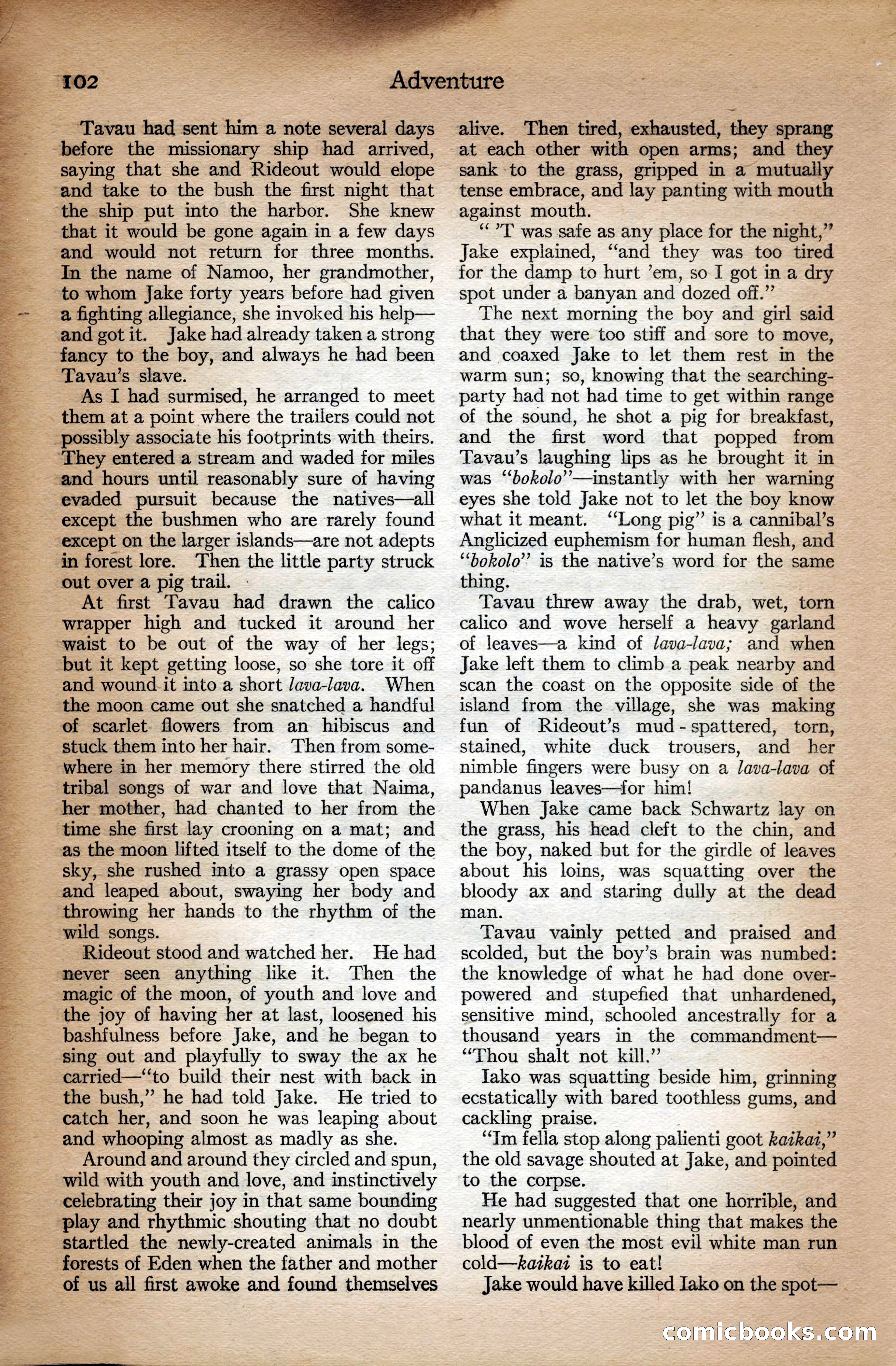 Adventure Magazine Cover — page 104 of 196