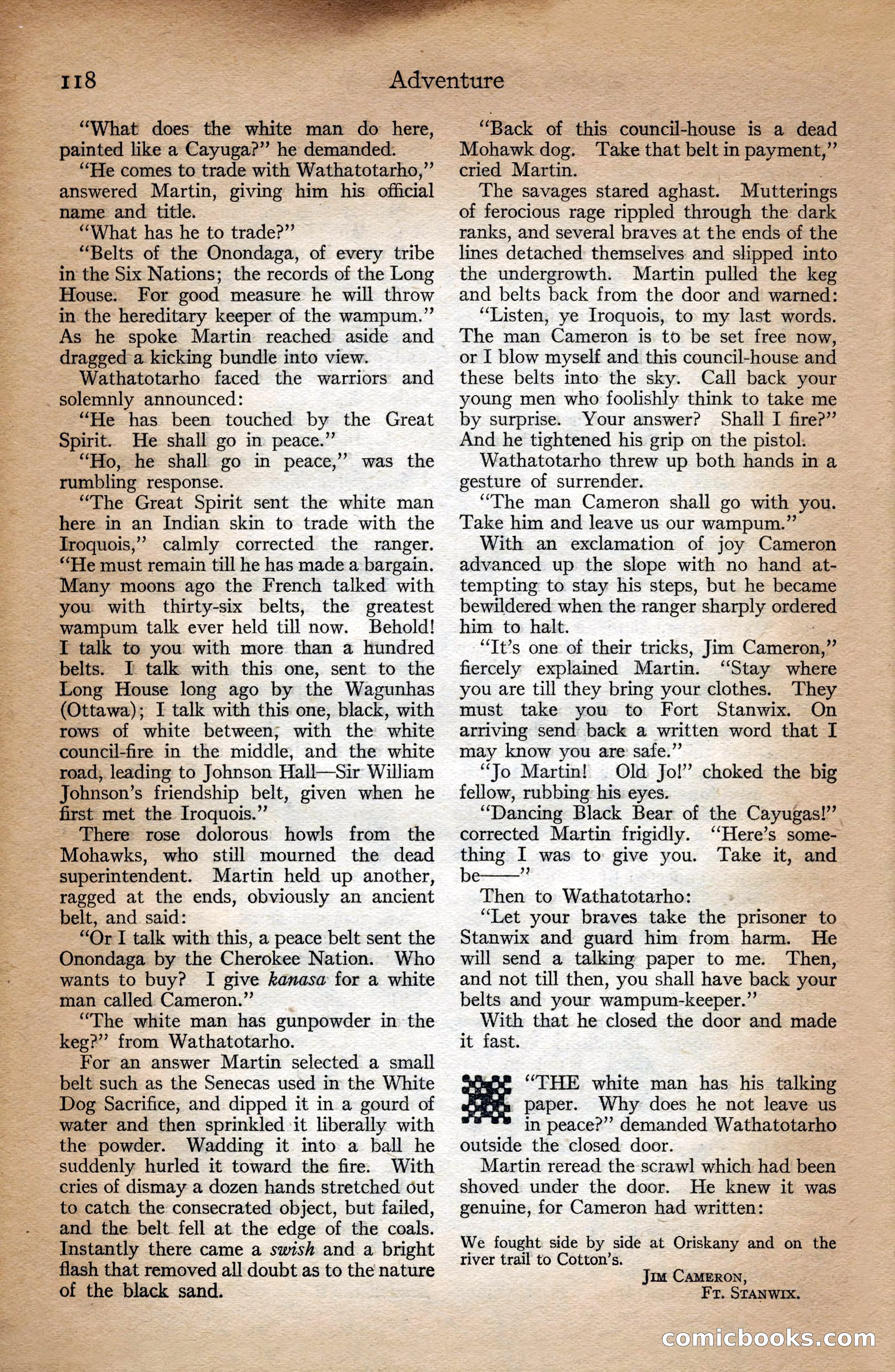 Adventure Magazine Cover — page 120 of 196