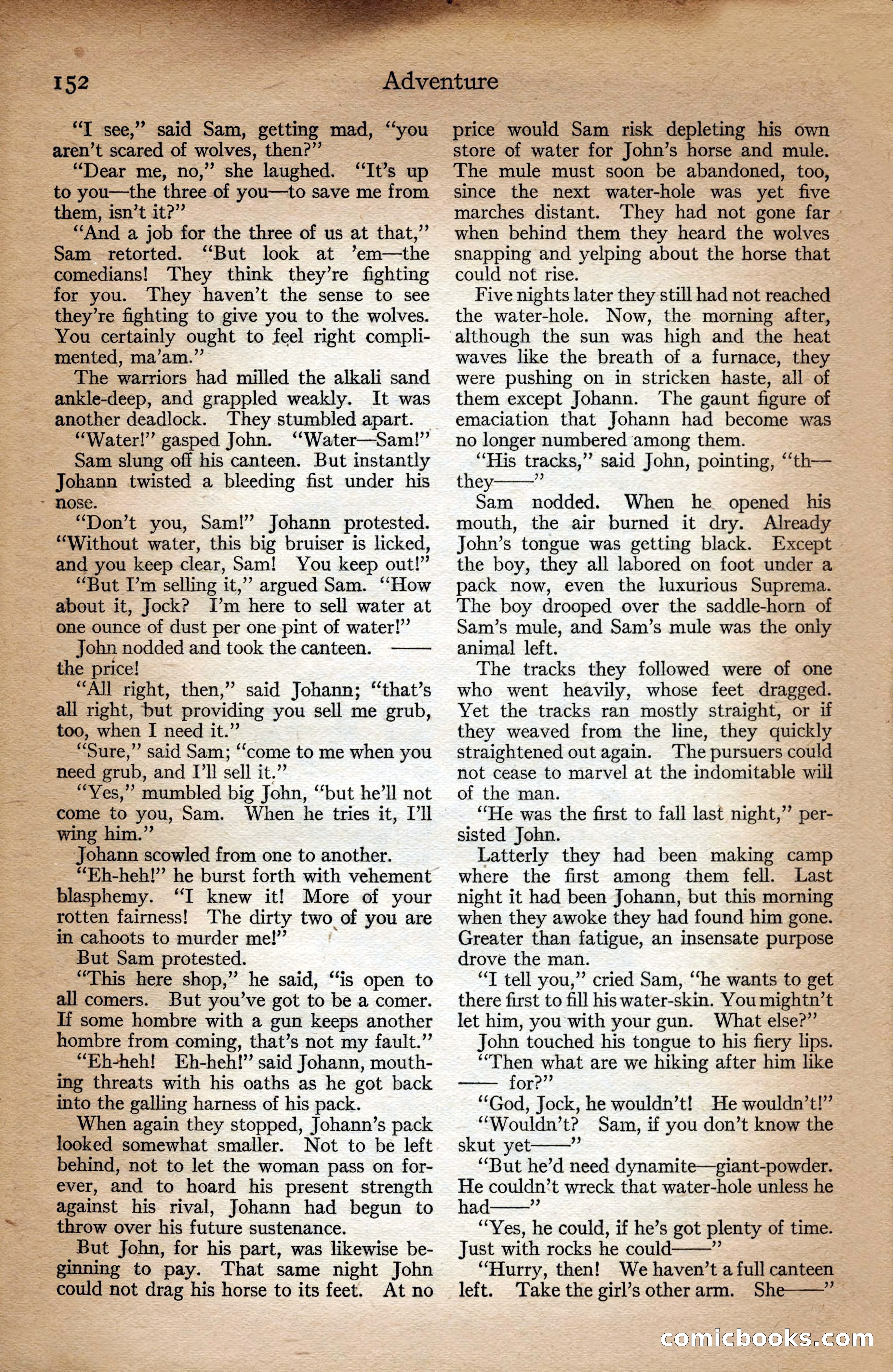 Adventure Magazine Cover — page 154 of 196