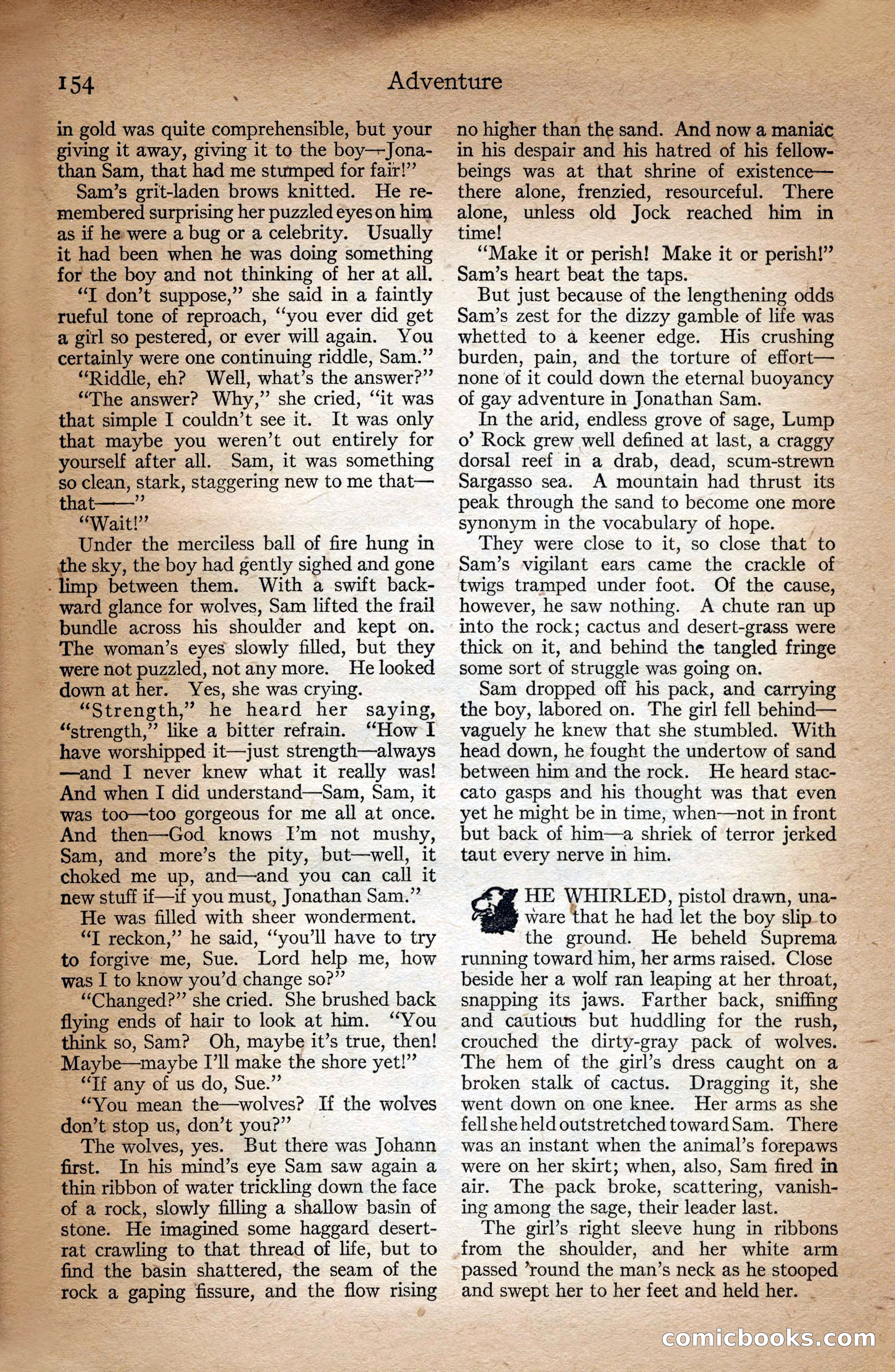 Adventure Magazine Cover — page 156 of 196