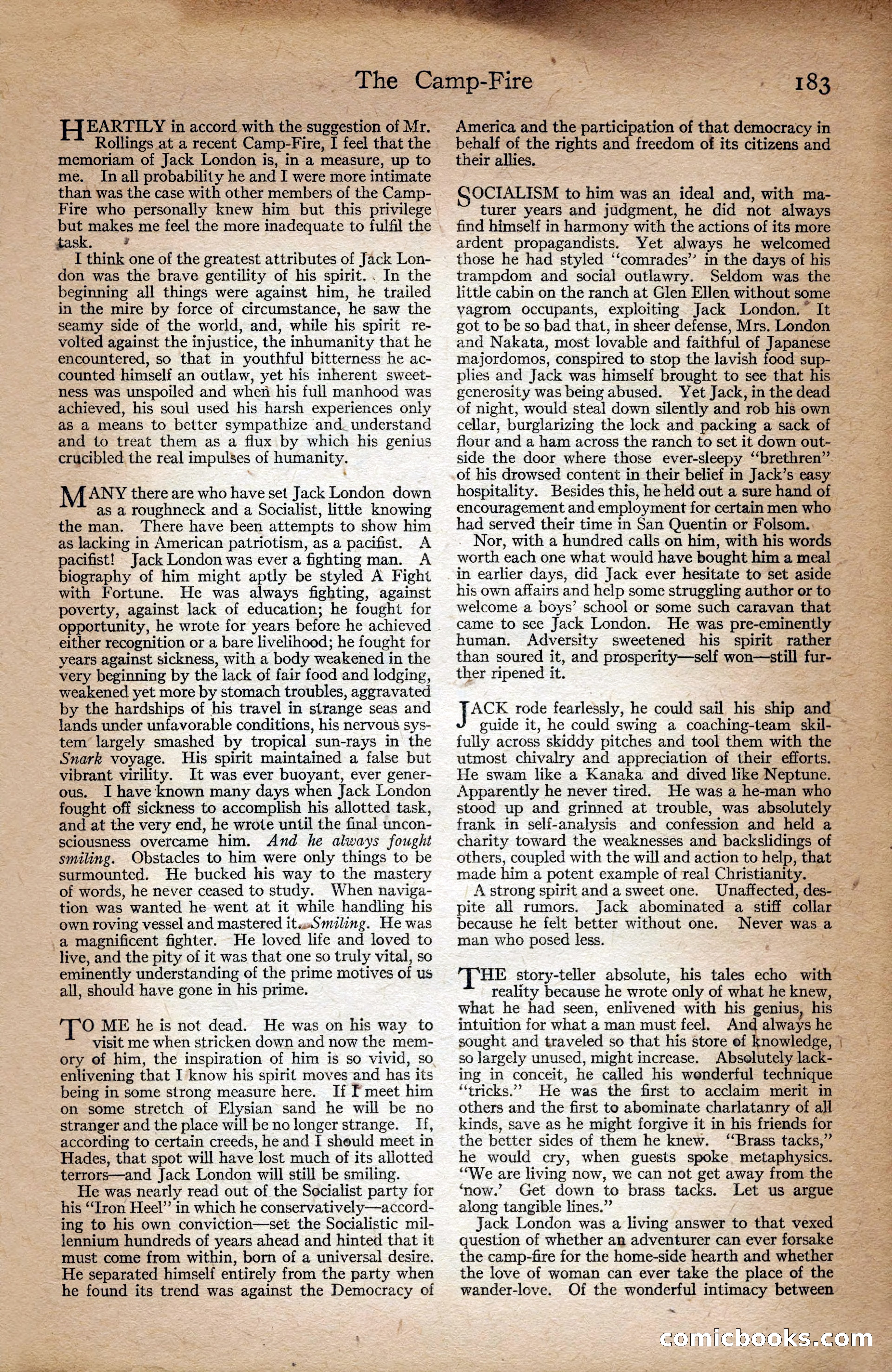 Adventure Magazine Cover — page 185 of 196