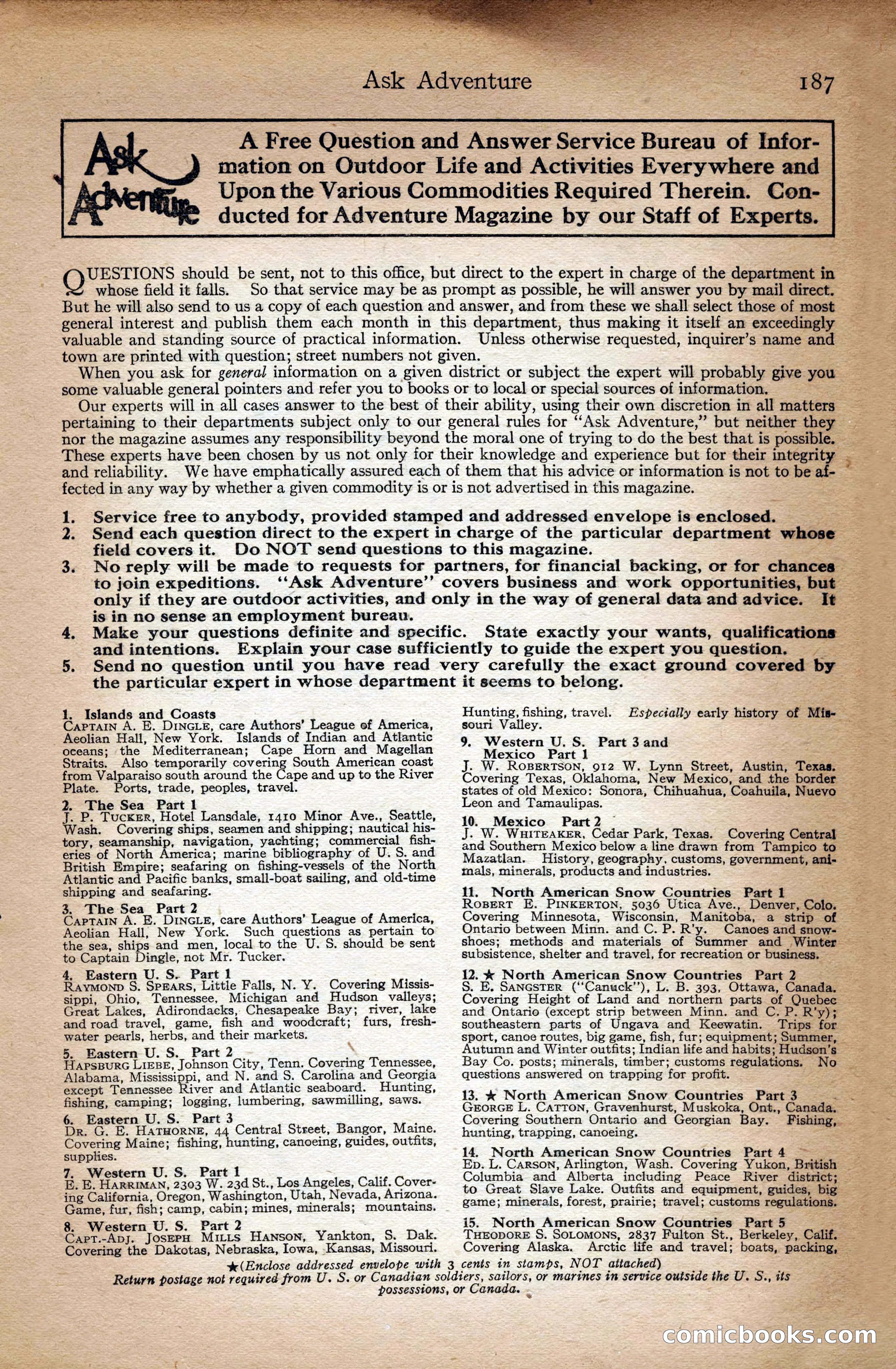Adventure Magazine Cover — page 189 of 196