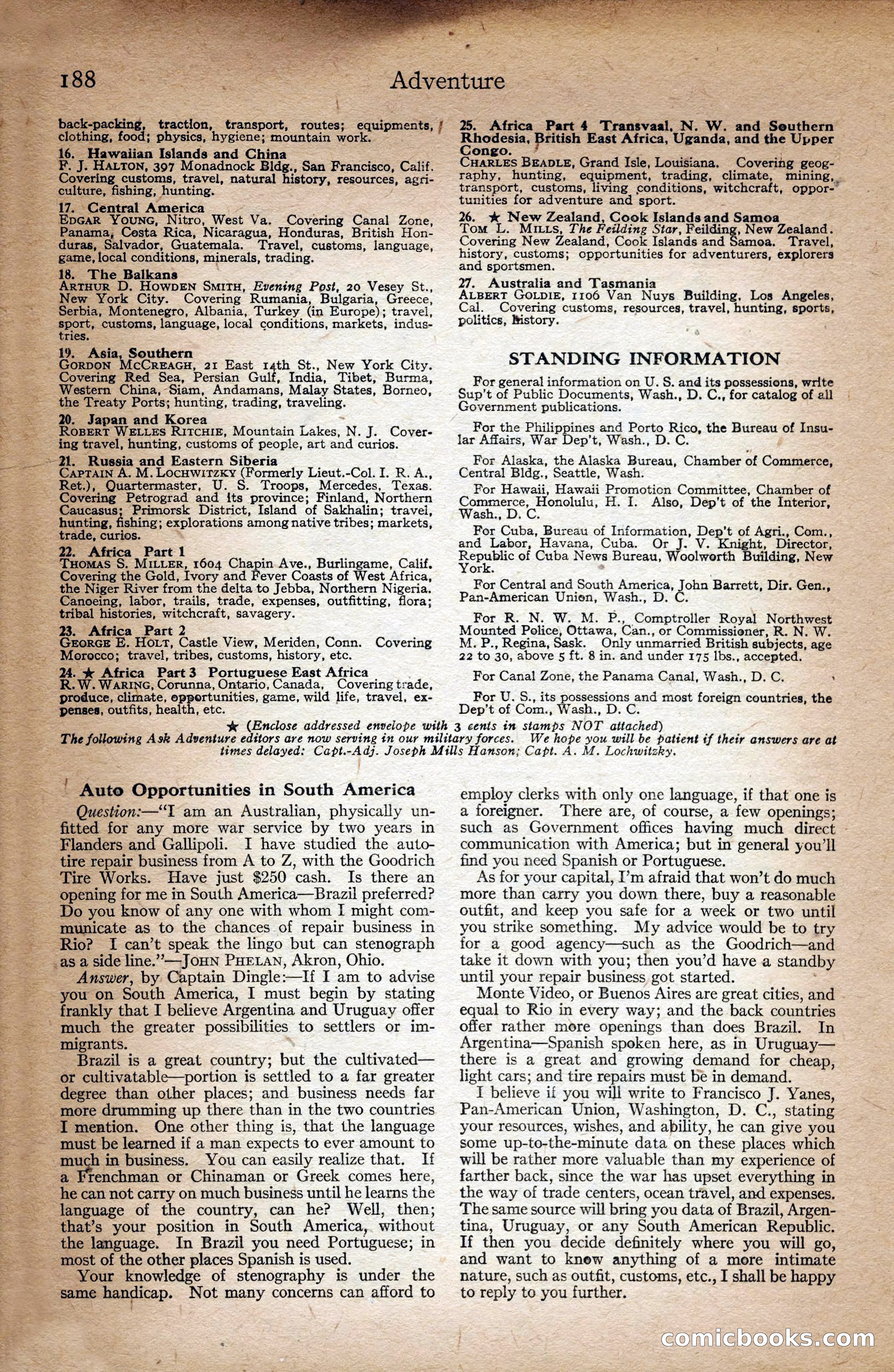 Adventure Magazine Cover — page 190 of 196