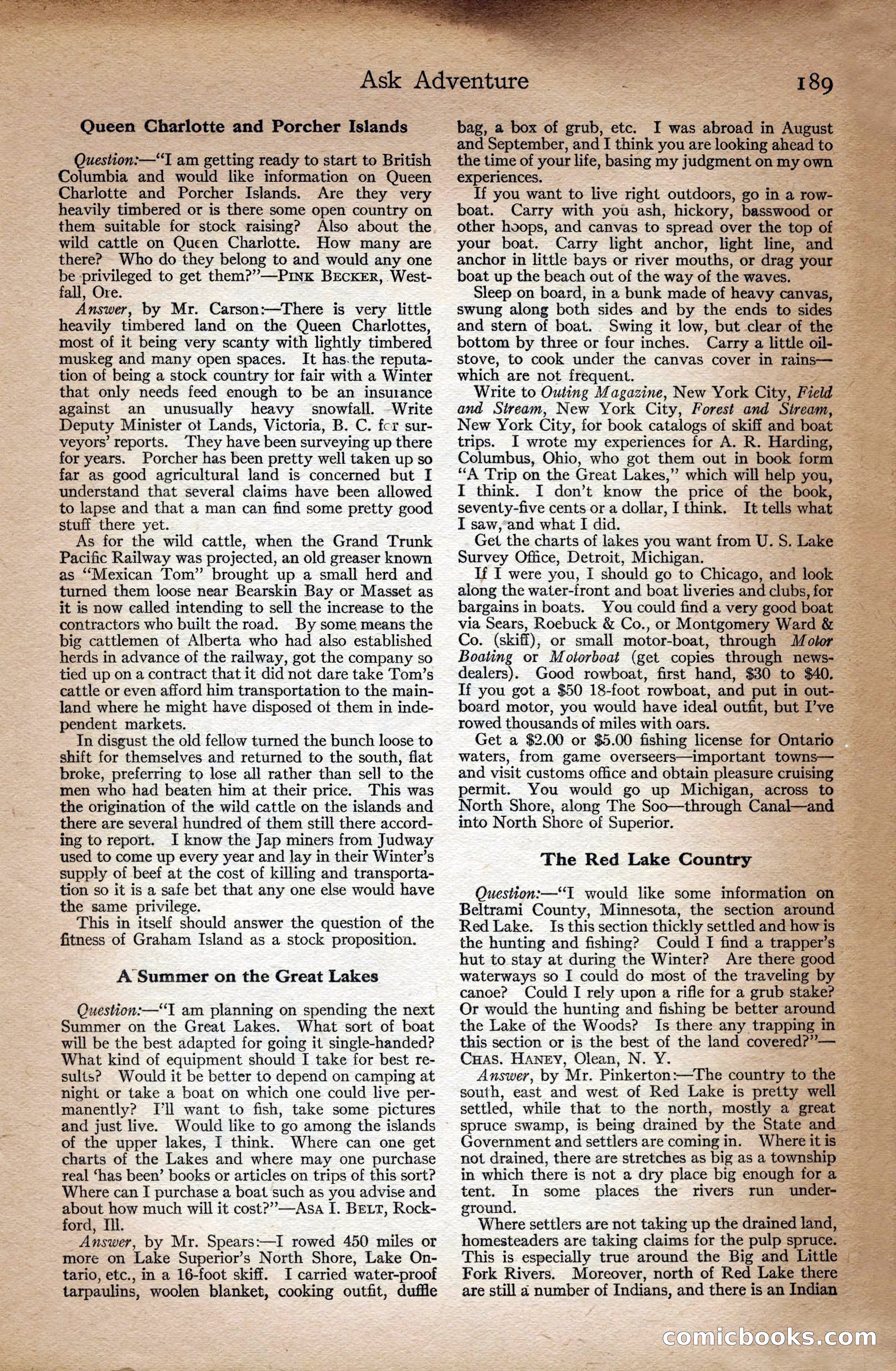 Adventure Magazine Cover — page 191 of 196