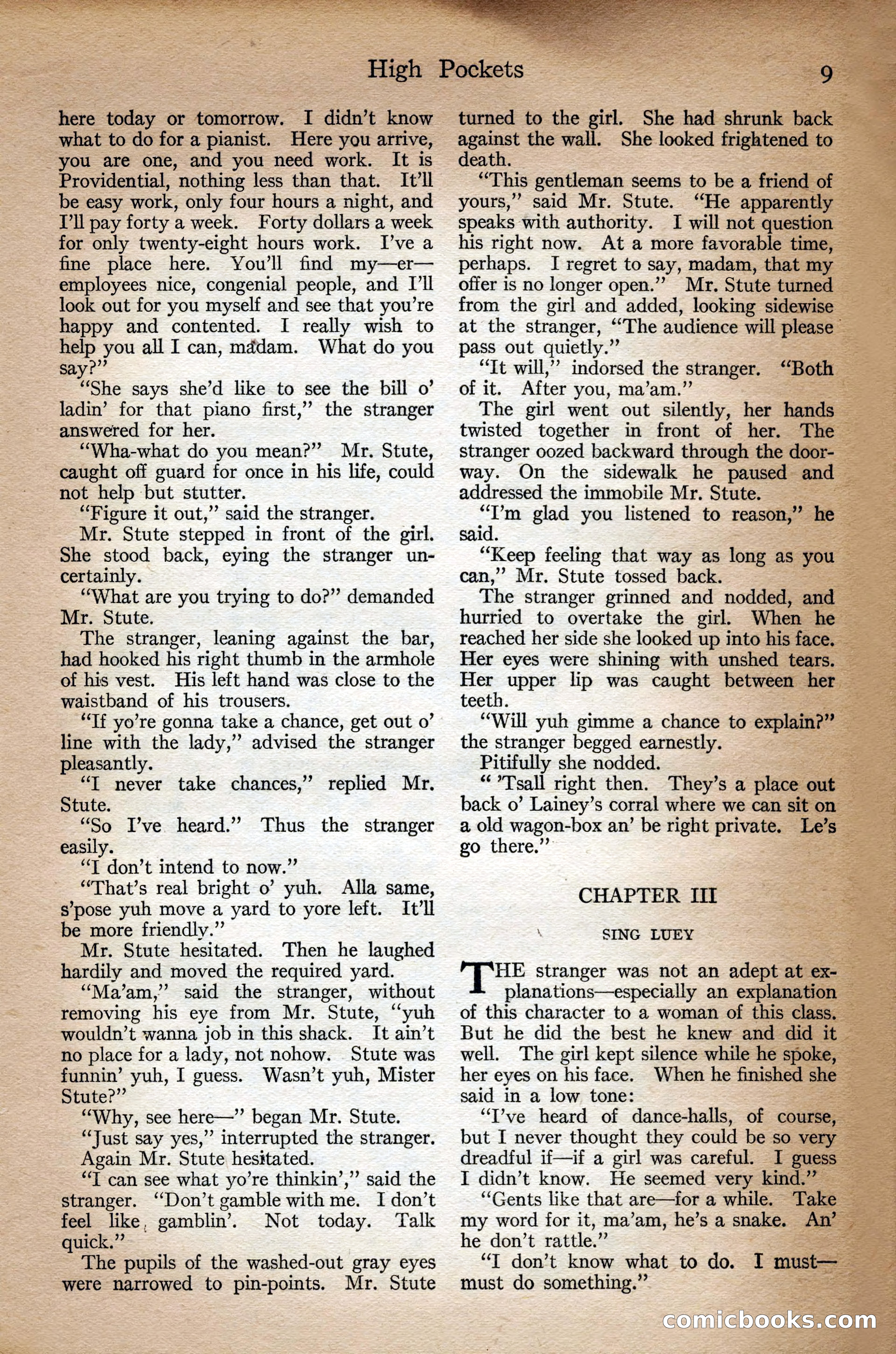 Adventure Magazine Cover, September 3, 1918 — page 11 of 196