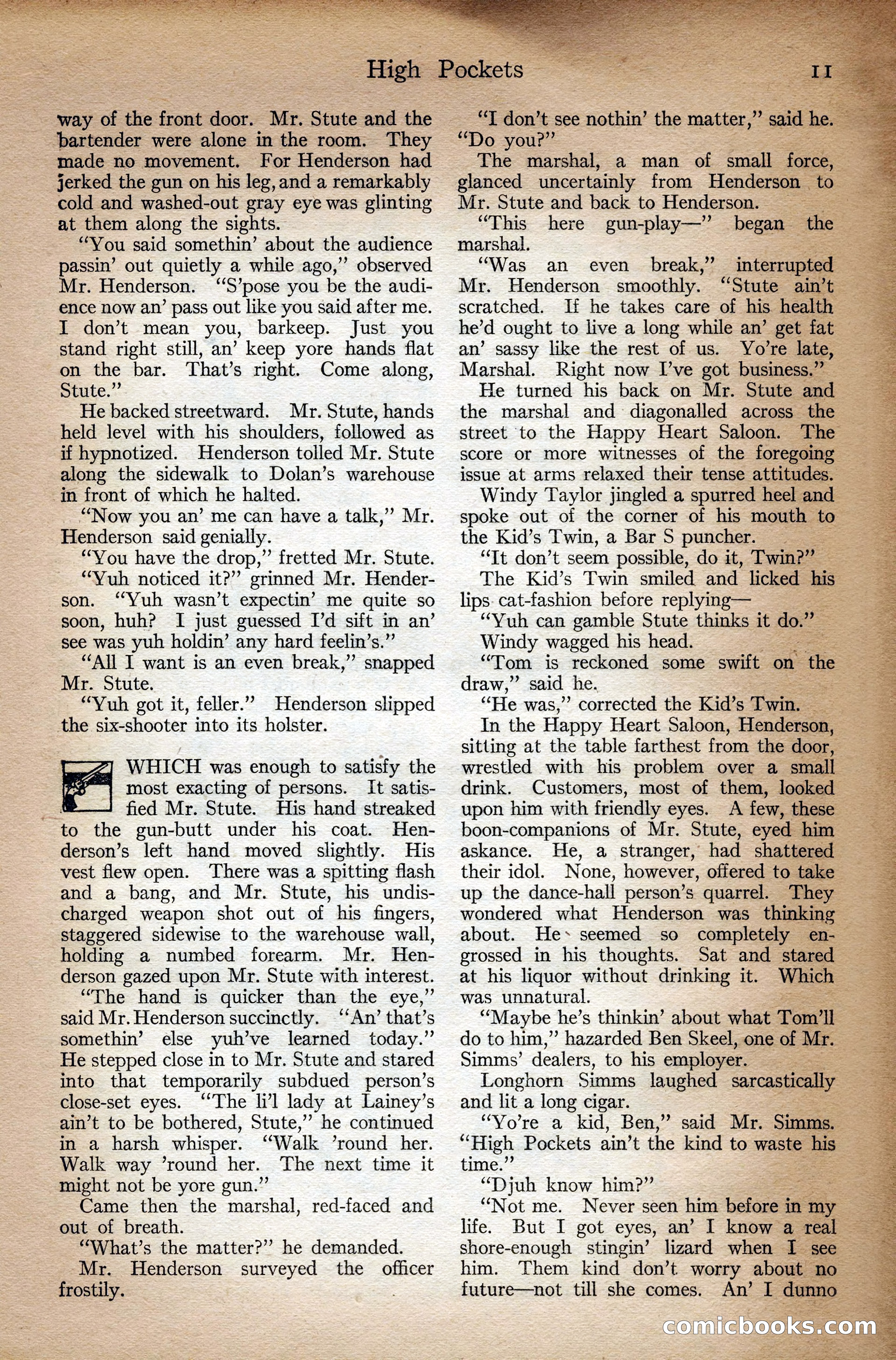 Adventure Magazine Cover, September 3, 1918 — page 13 of 196