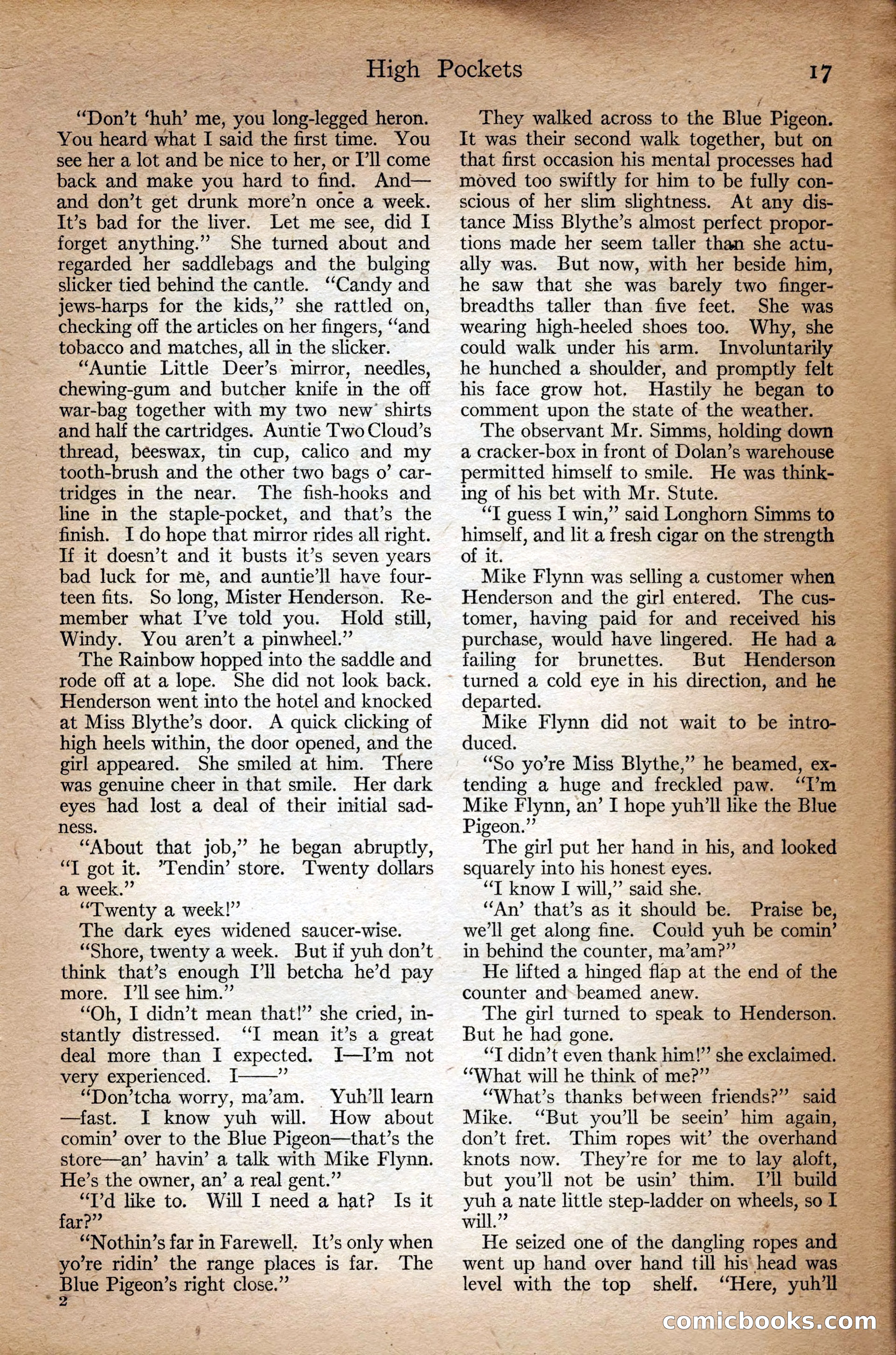 Adventure Magazine Cover, September 3, 1918 — page 19 of 196