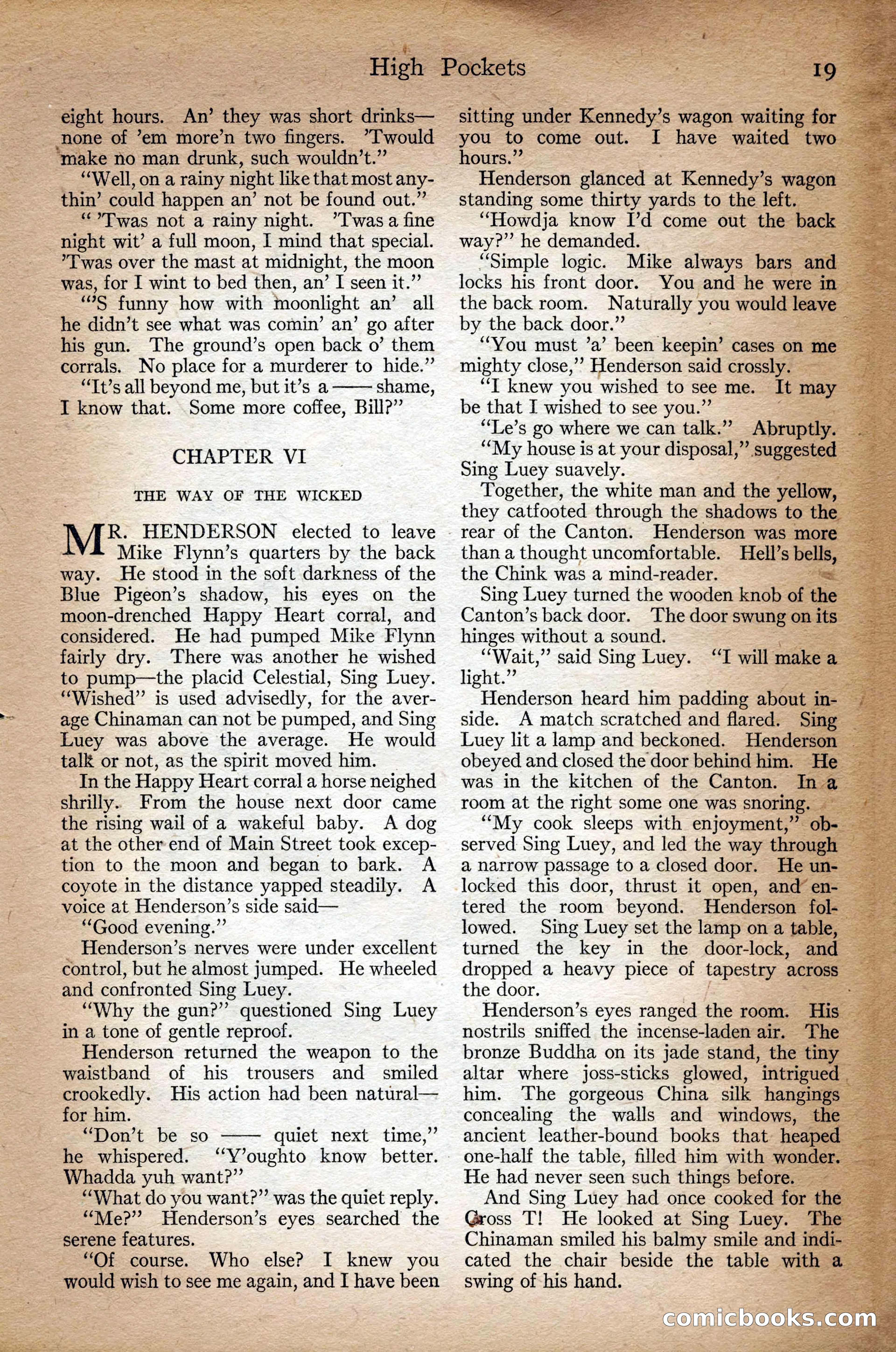 Adventure Magazine Cover, September 3, 1918 — page 21 of 196