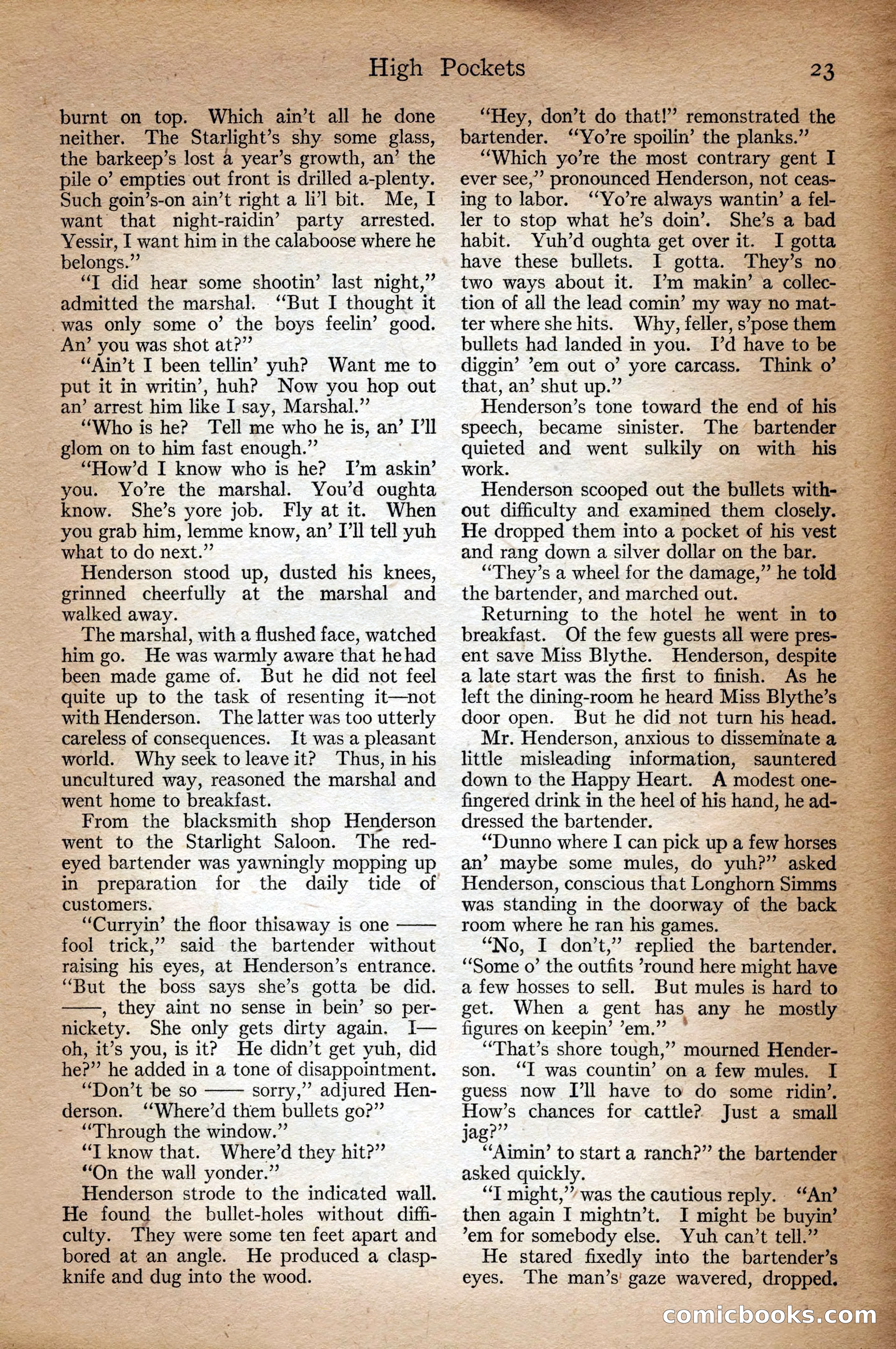 Adventure Magazine Cover, September 3, 1918 — page 25 of 196