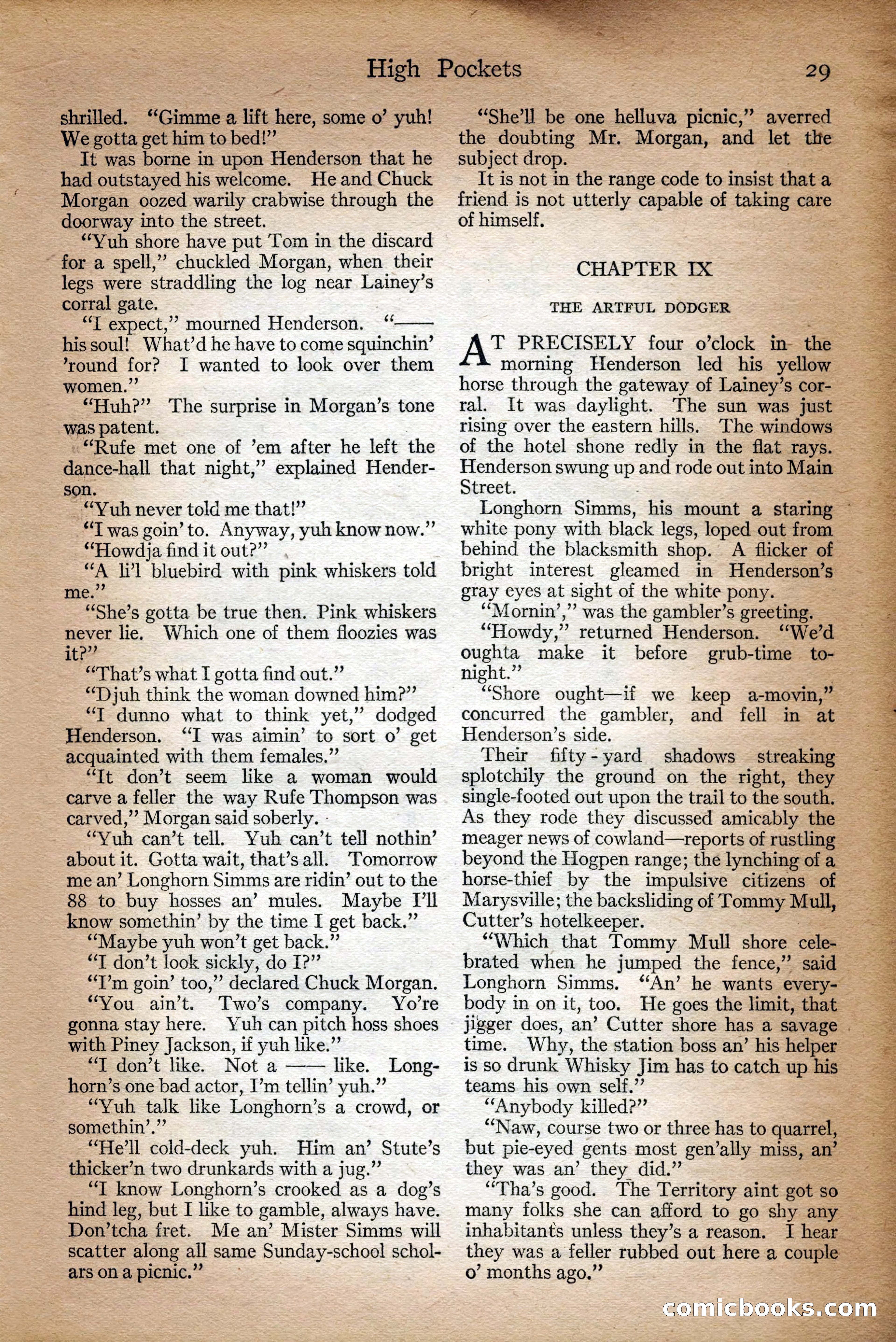 Adventure Magazine Cover, September 3, 1918 — page 31 of 196