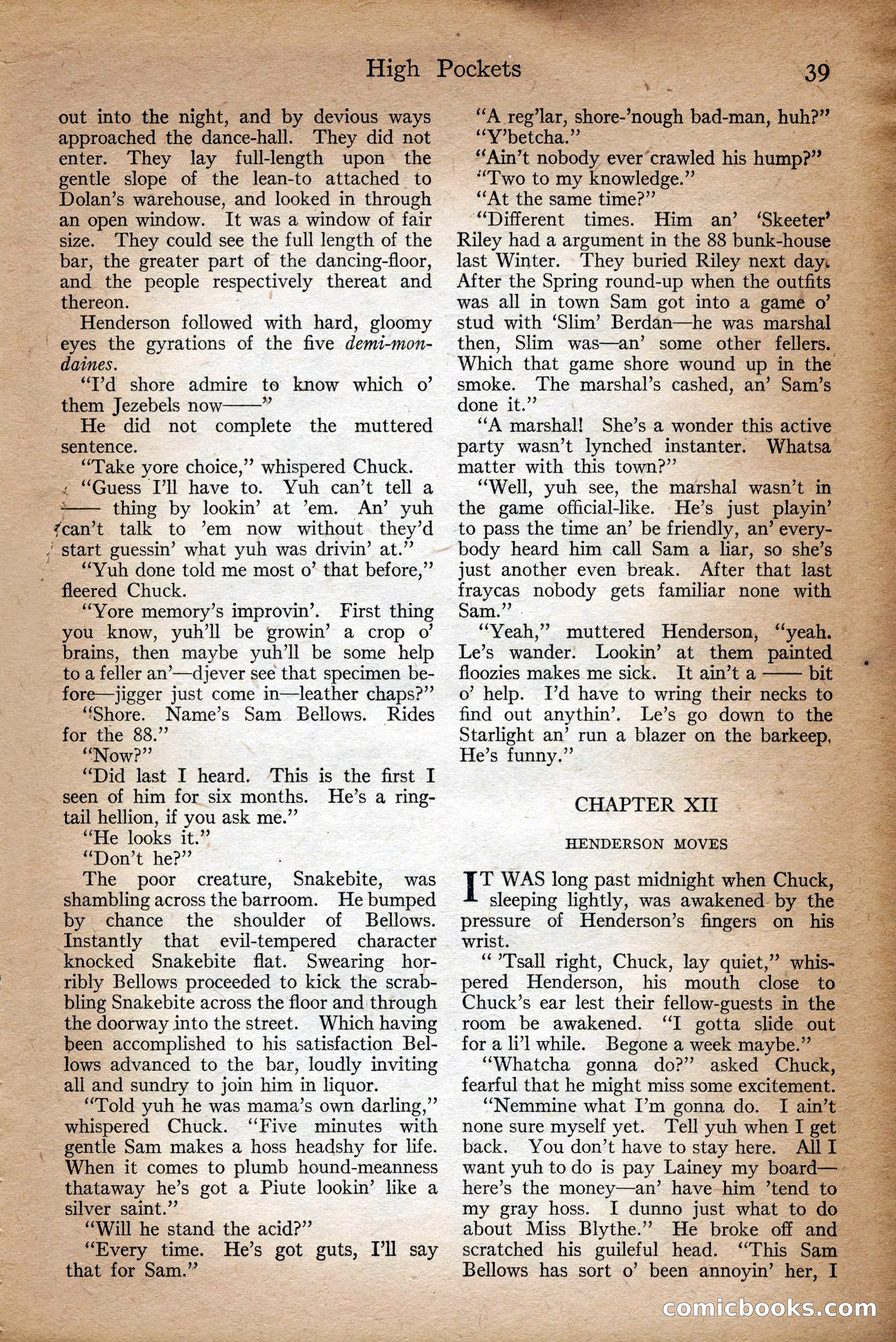 Adventure Magazine Cover, September 3, 1918 — page 41 of 196
