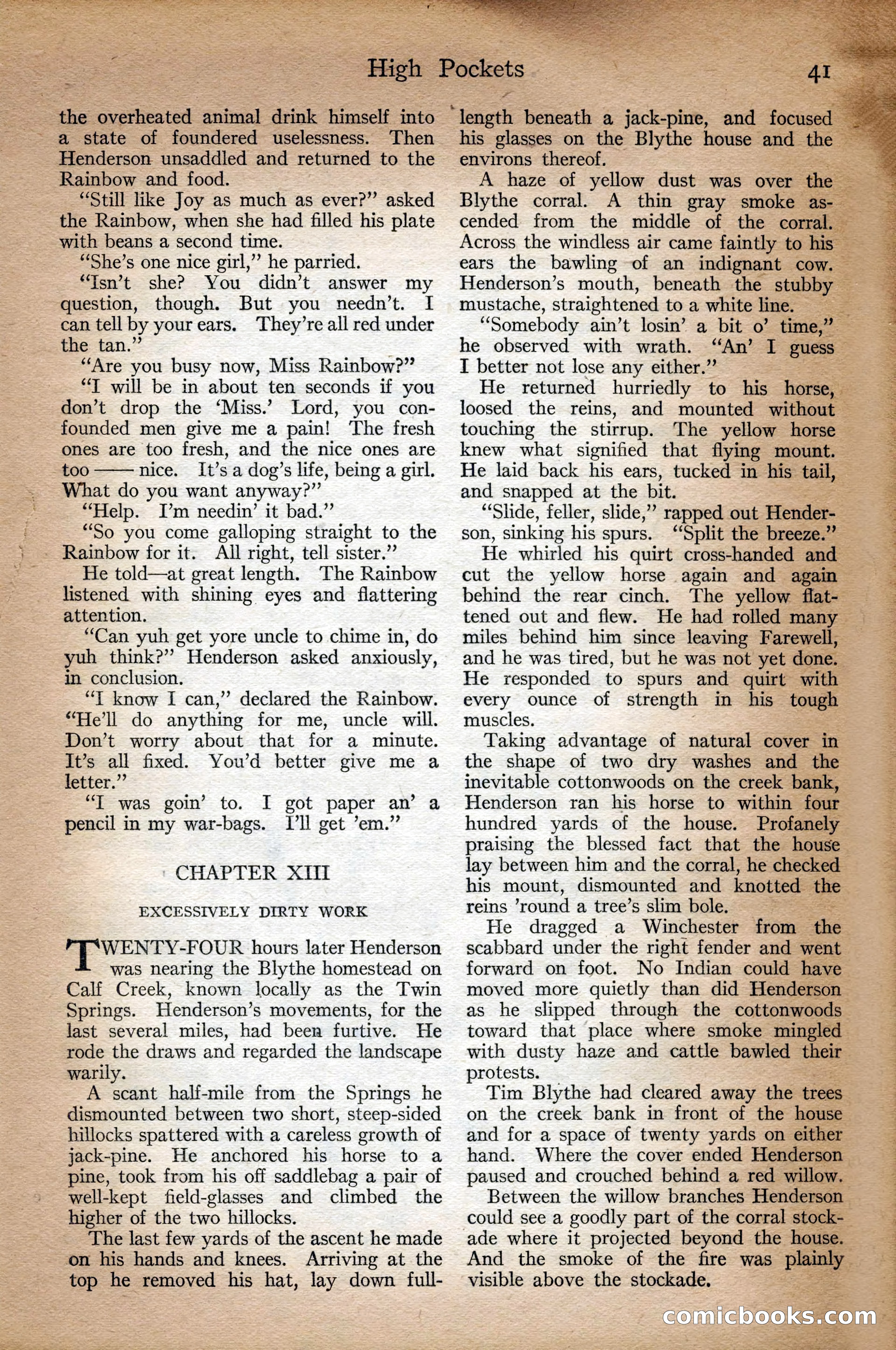 Adventure Magazine Cover, September 3, 1918 — page 43 of 196