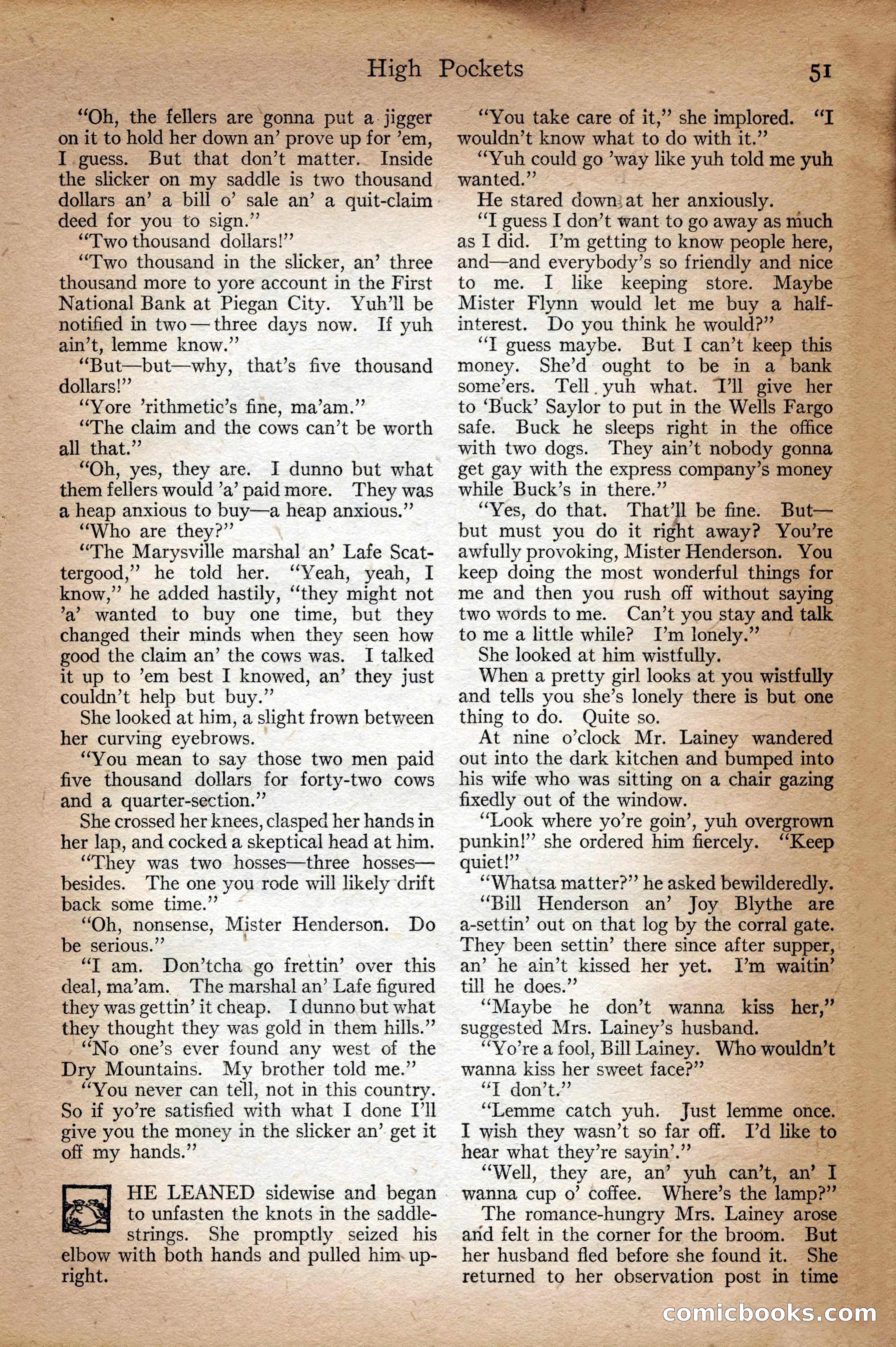Adventure Magazine Cover, September 3, 1918 — page 53 of 196