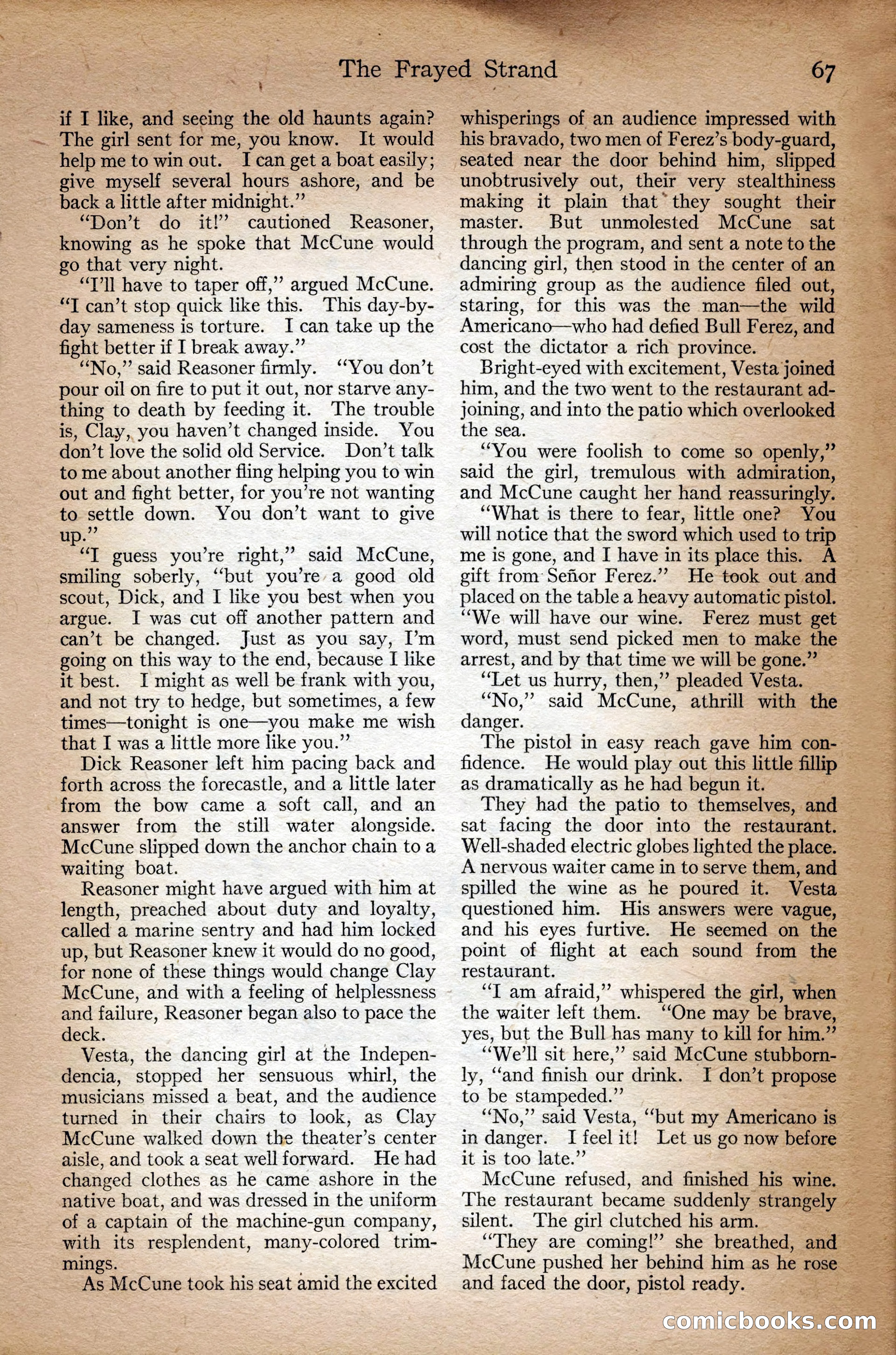 Adventure Magazine Cover, September 3, 1918 — page 69 of 196