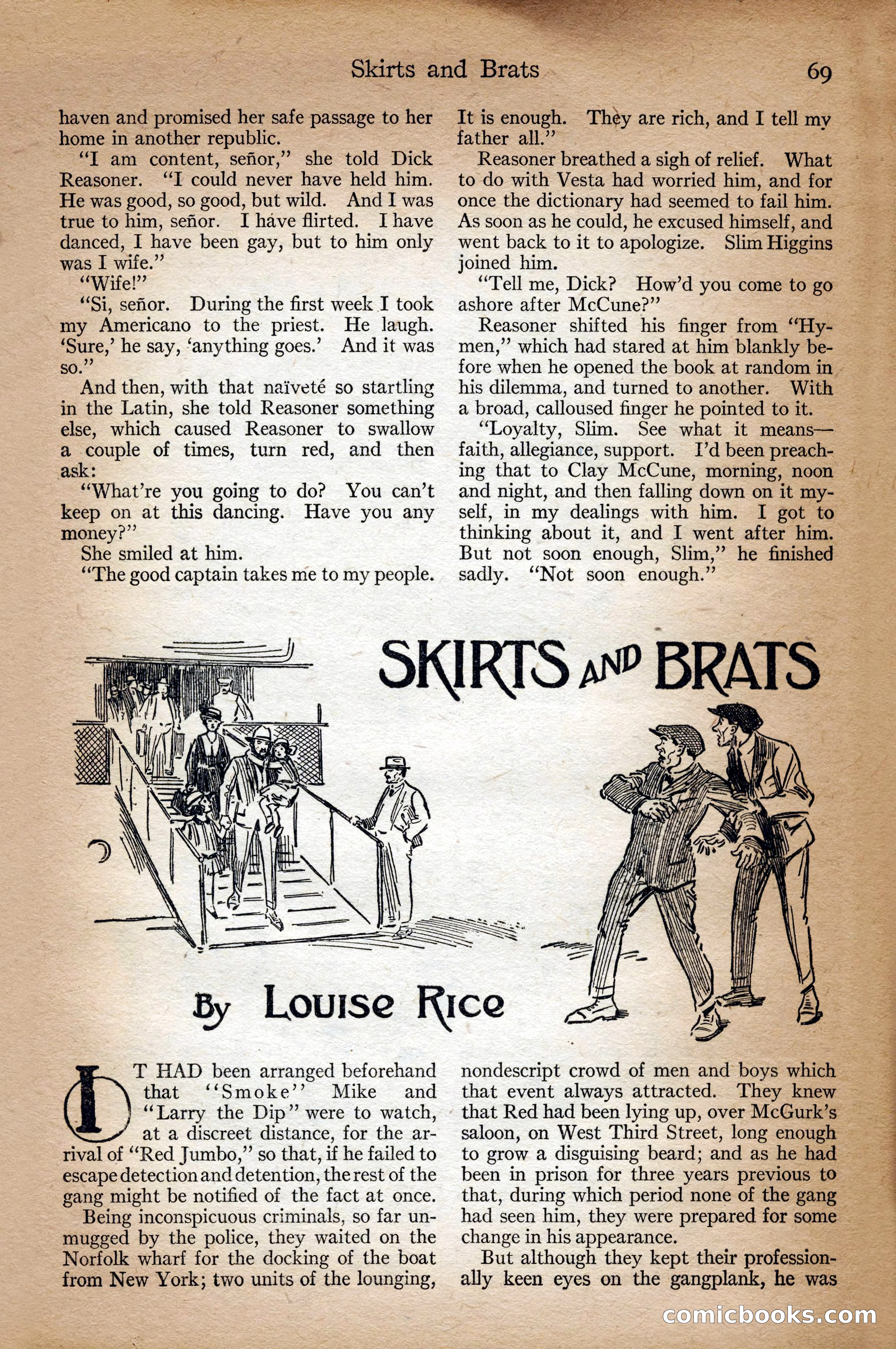 Adventure Magazine Cover, September 3, 1918 — page 71 of 196