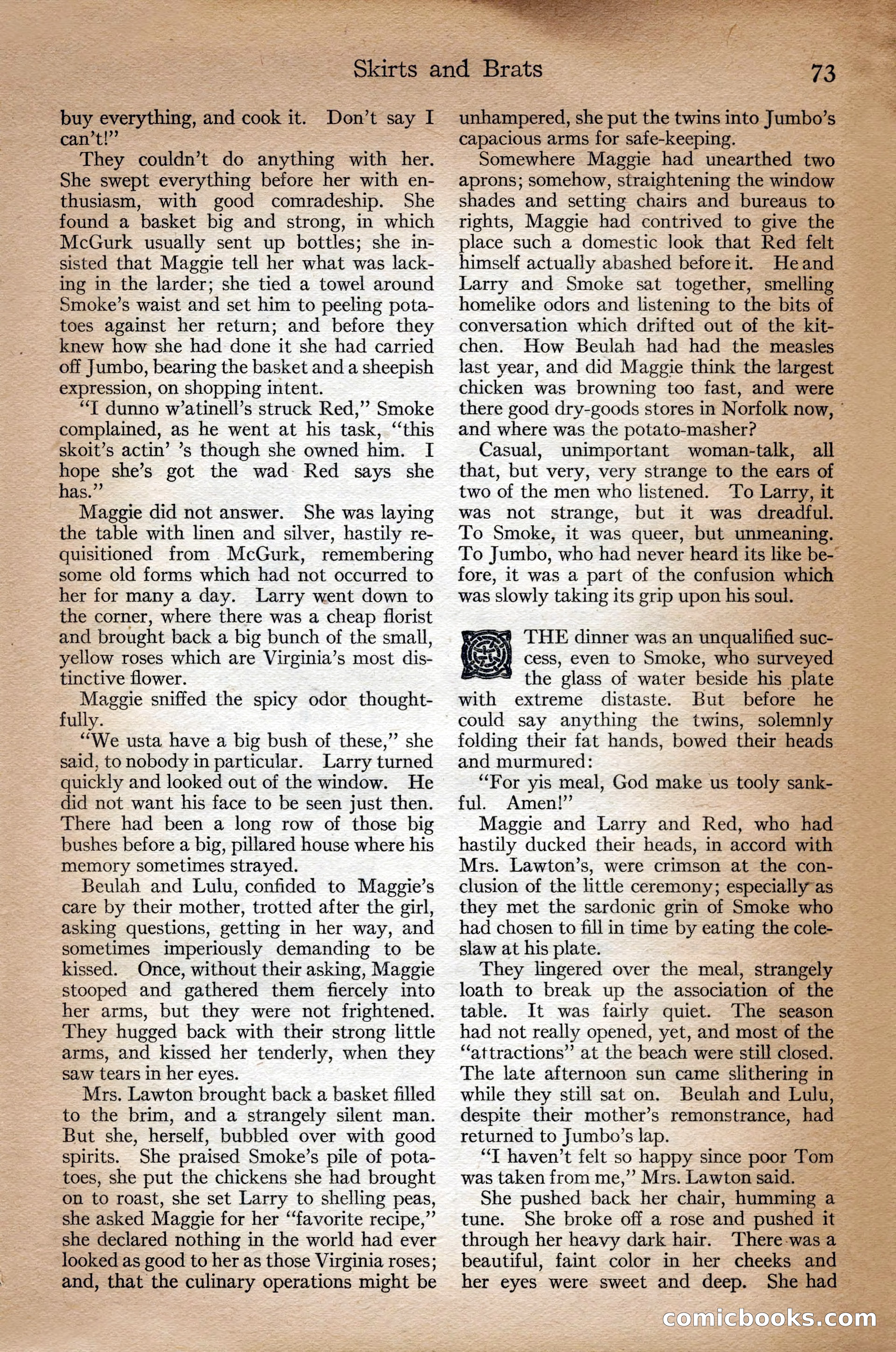Adventure Magazine Cover, September 3, 1918 — page 75 of 196