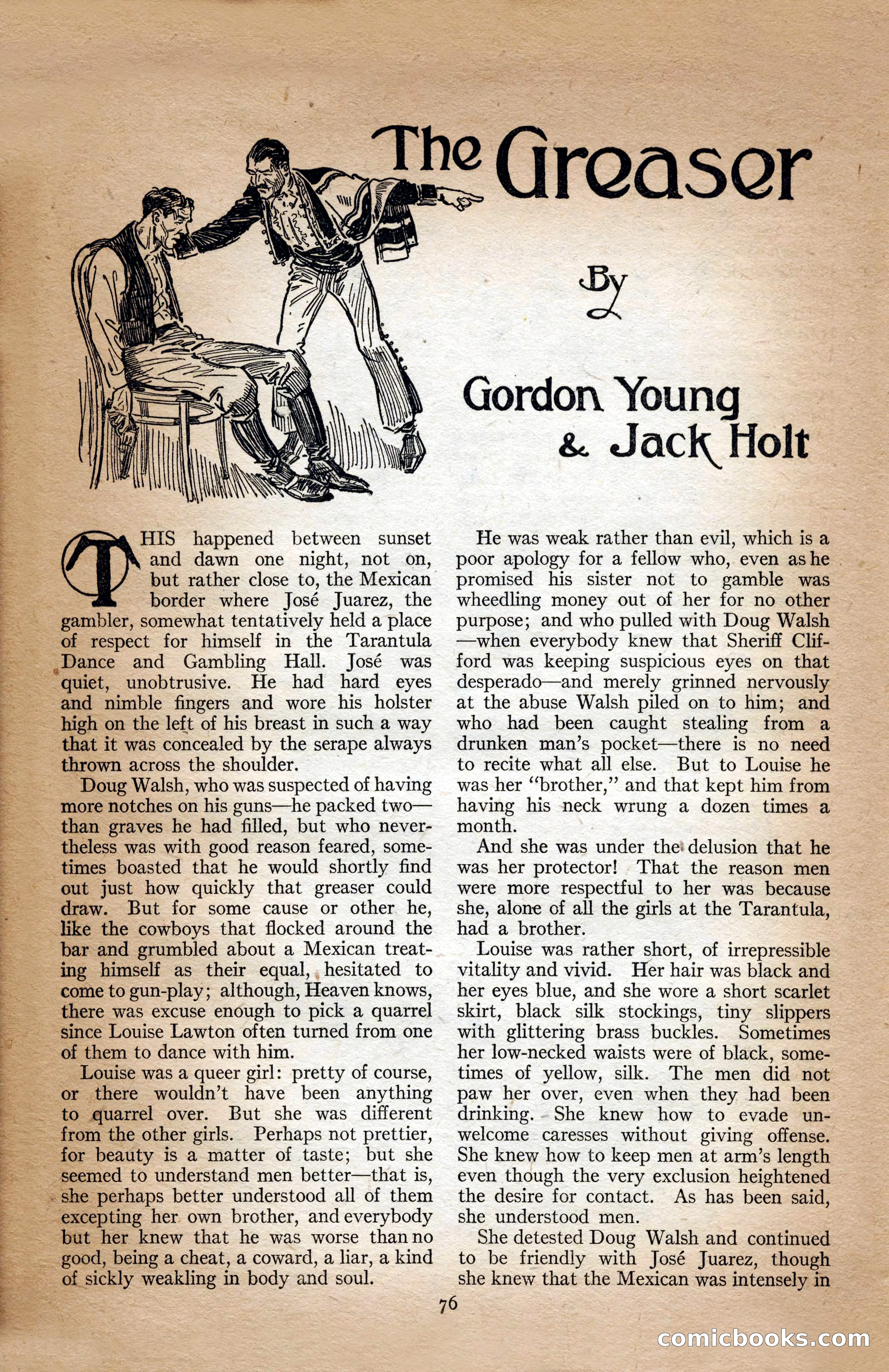 Adventure Magazine Cover, September 3, 1918 — page 78 of 196