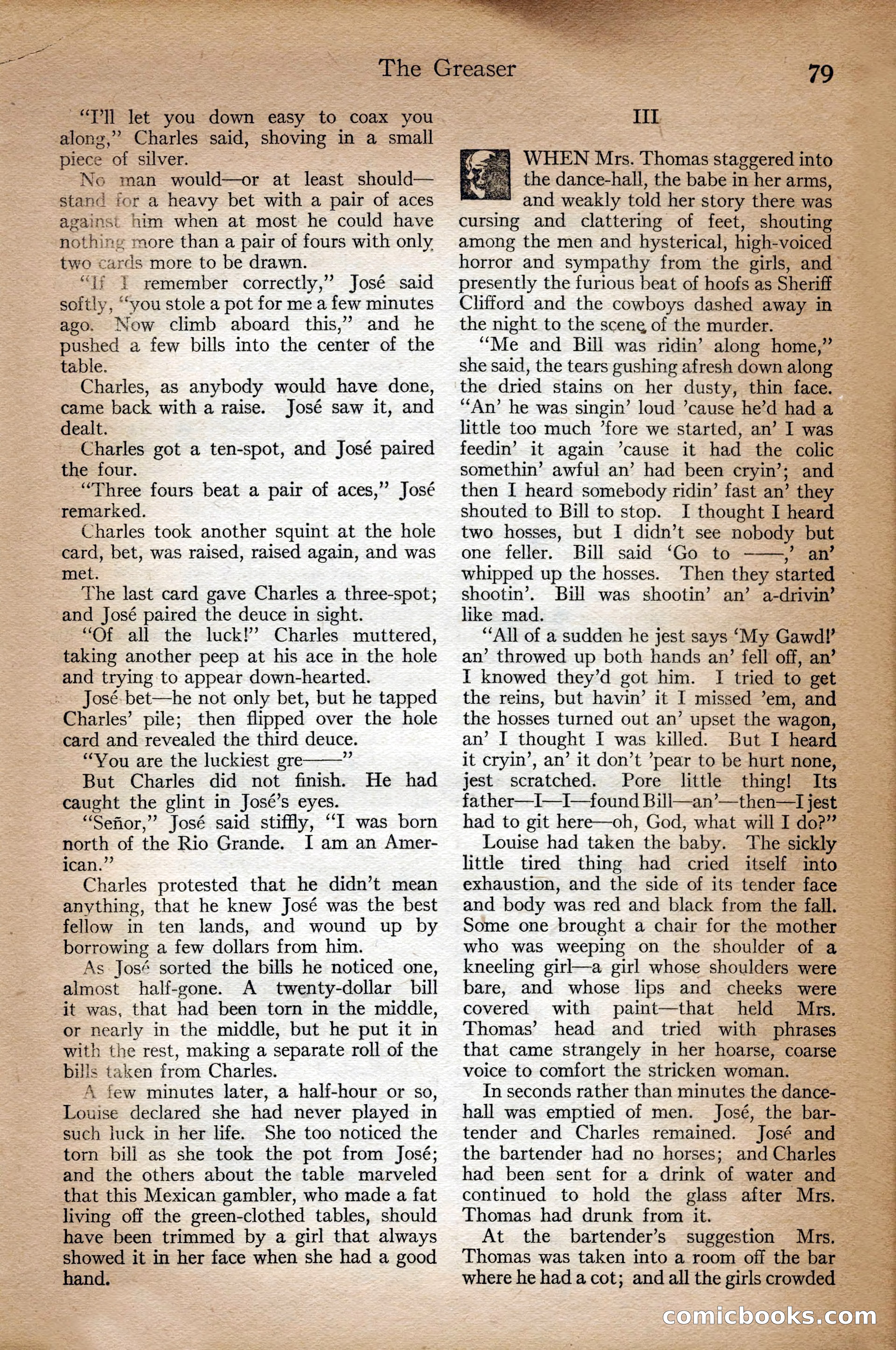 Adventure Magazine Cover, September 3, 1918 — page 81 of 196