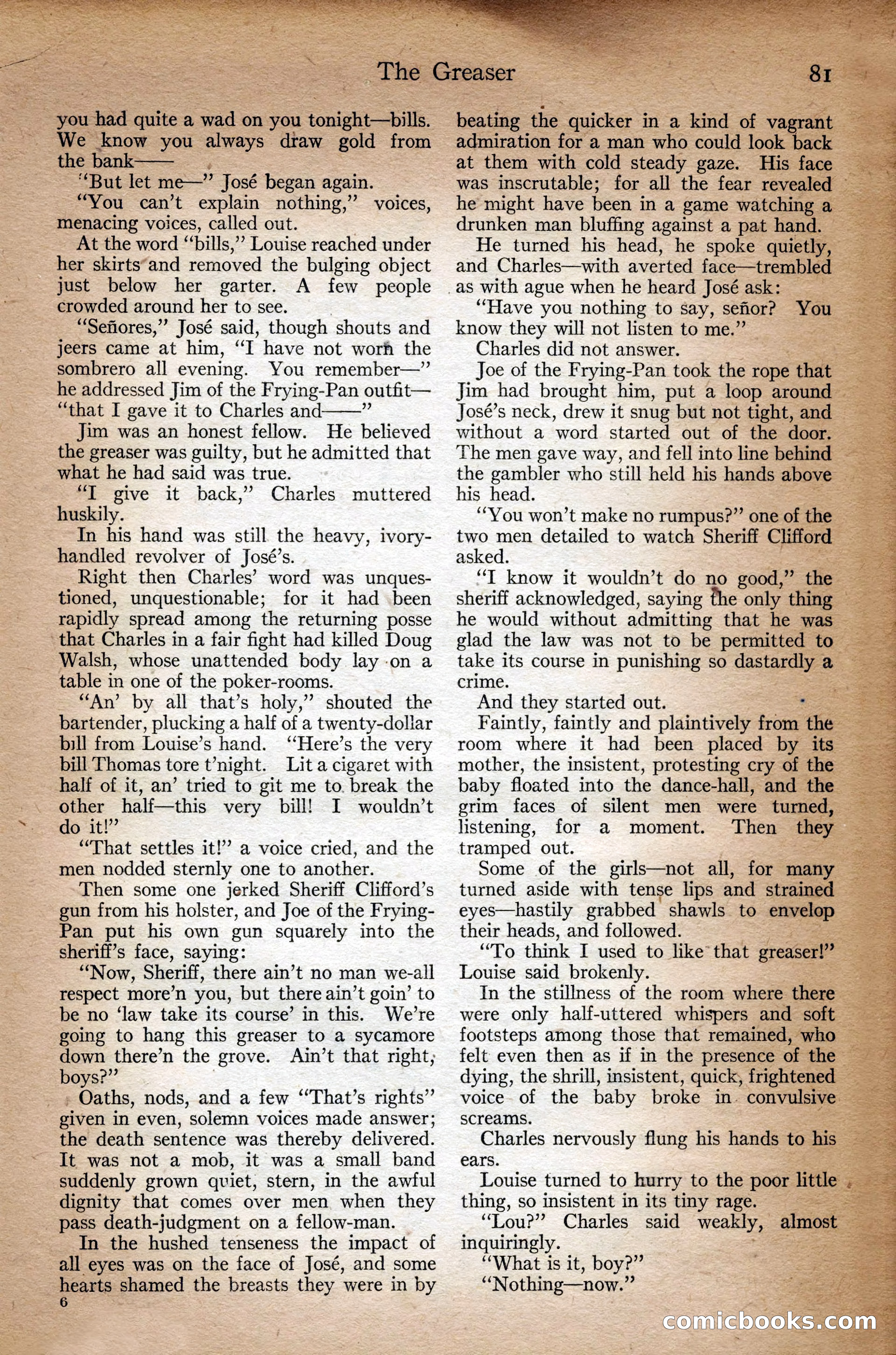 Adventure Magazine Cover, September 3, 1918 — page 83 of 196