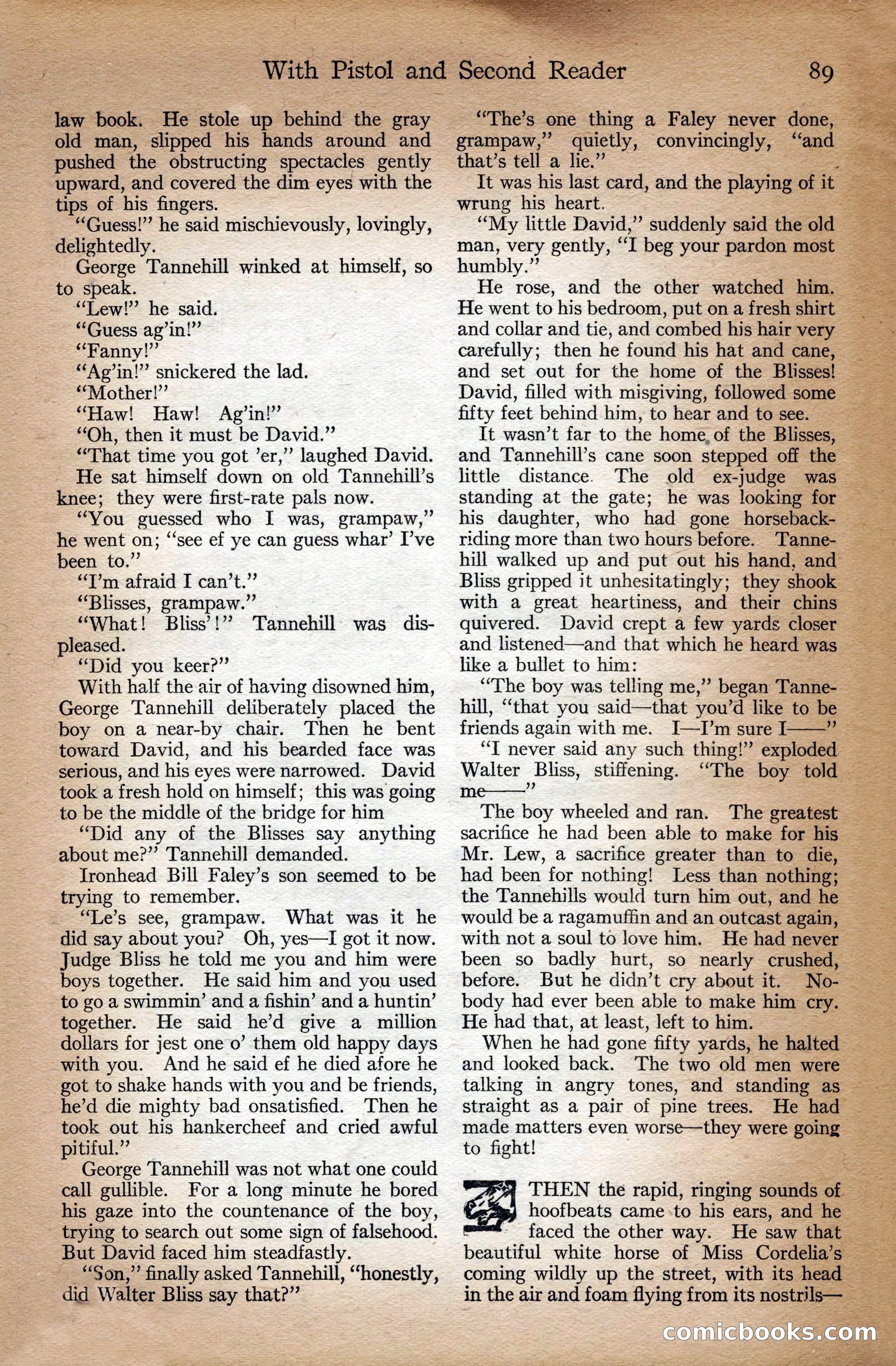 Adventure Magazine Cover, September 3, 1918 — page 91 of 196
